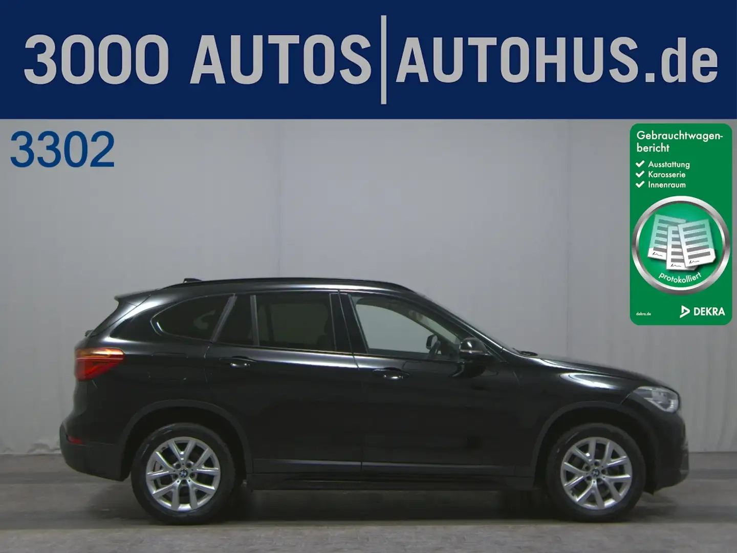 BMW X1 xDrive 18d Sport Line Navi Active PDC LED LM Schwarz - 1