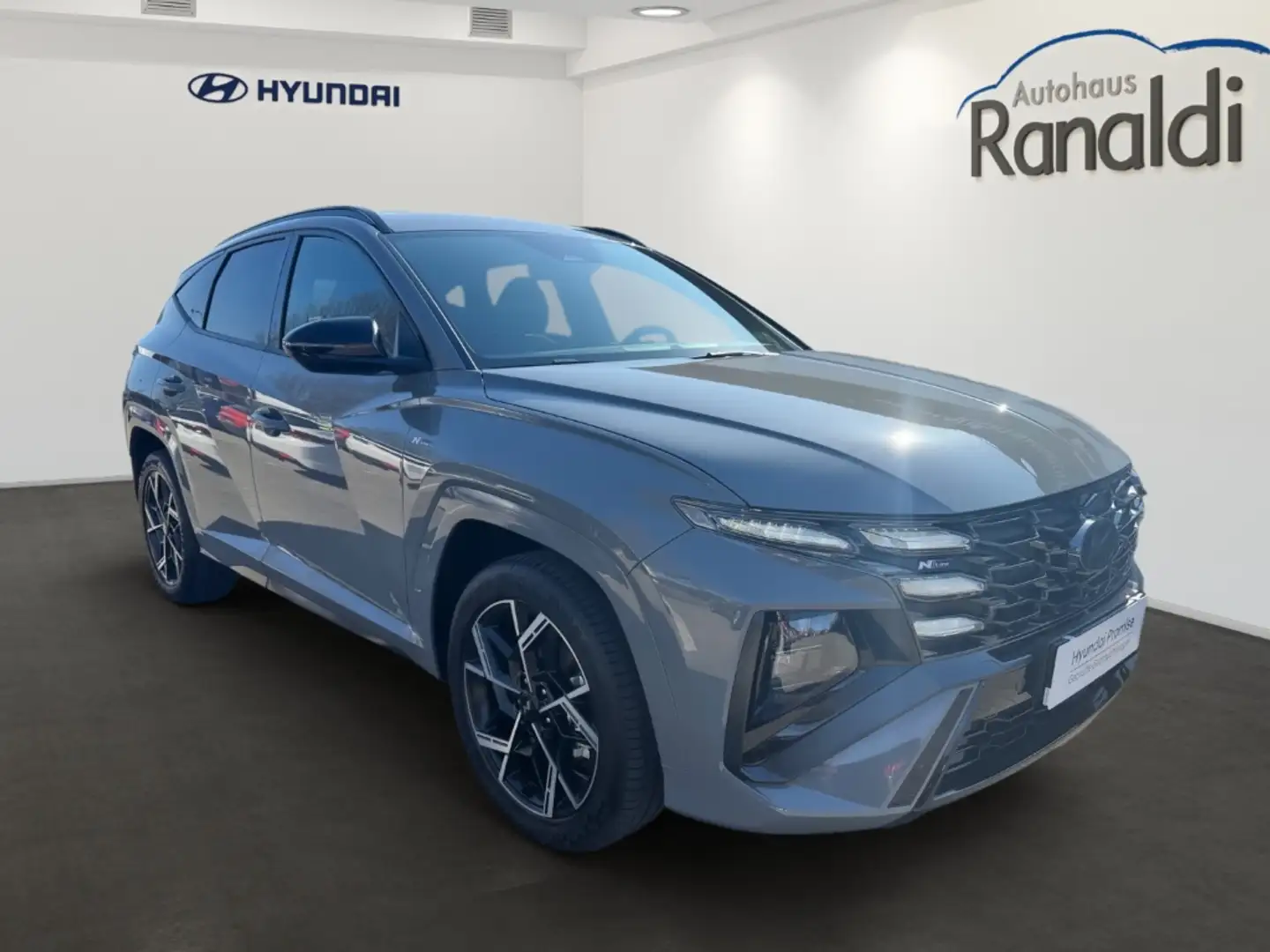 Hyundai TUCSON 1.6 T-GDi 2WD N-Line++Tageszulassung!++Sofort lief Grau - 2