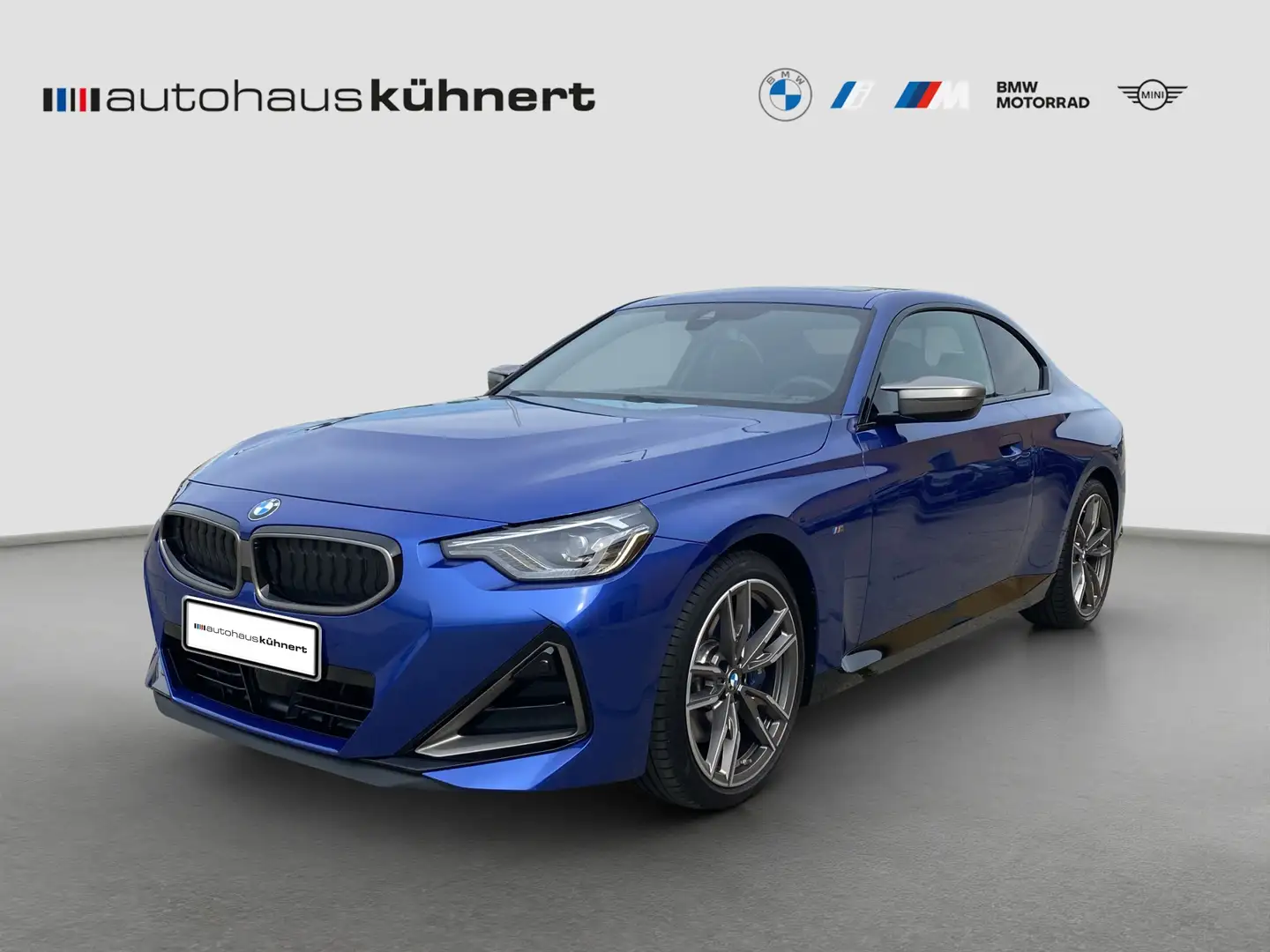 BMW 240 Mi xDrive Coupé adapt. LED SHD HiFi H-K SpurAss Blau - 1