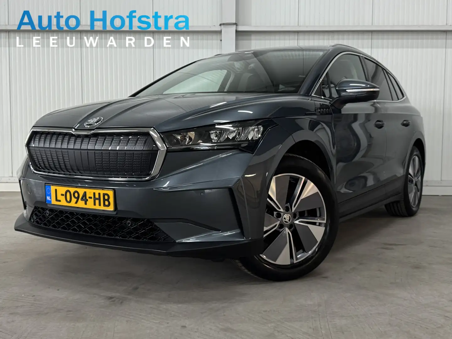 Skoda Enyaq iV 60 KEY-LESS 1/2-LEER CAMERA TREKHAAK Grijs - 1