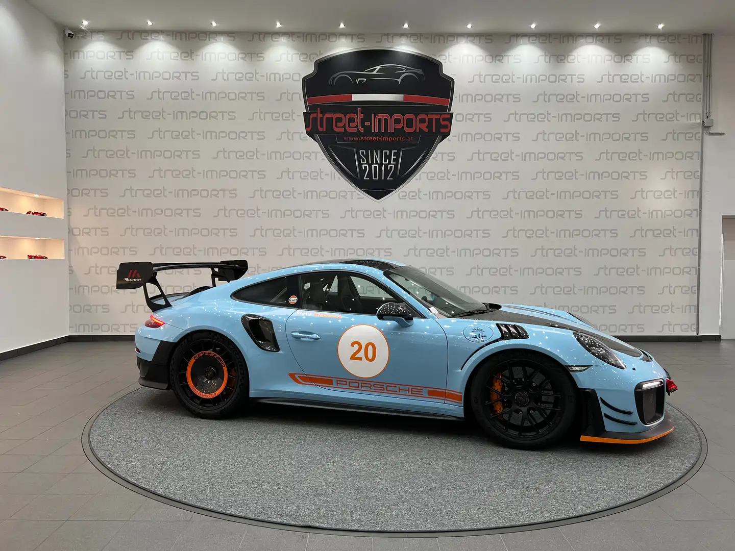 Porsche 991 GT2 RS Weissach Paket * 1of1 Manthey Racing * Blau - 2
