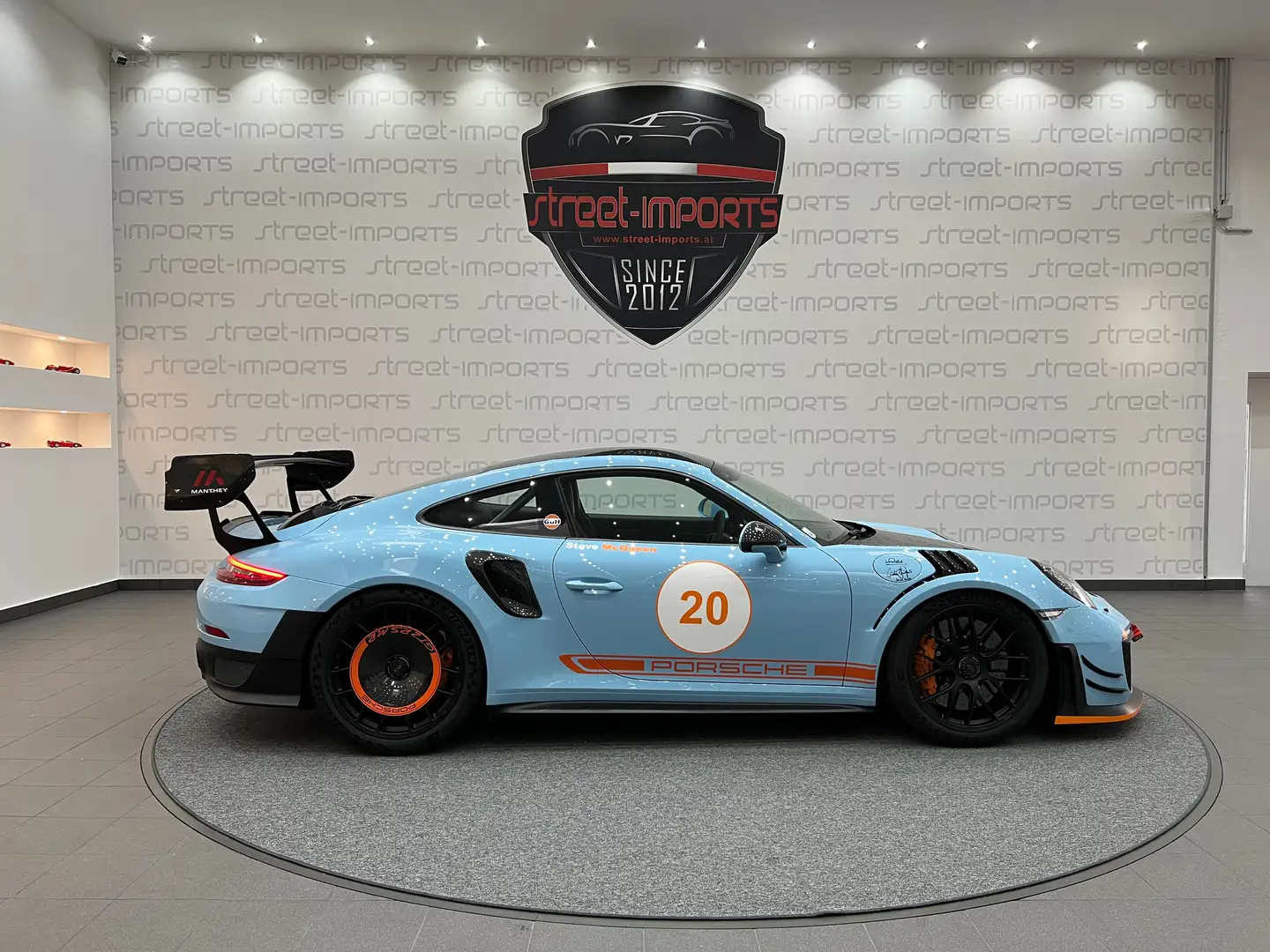 Porsche 991 GT2 RS Weissach Paket * 1of1 Manthey Racing * Blau - 1