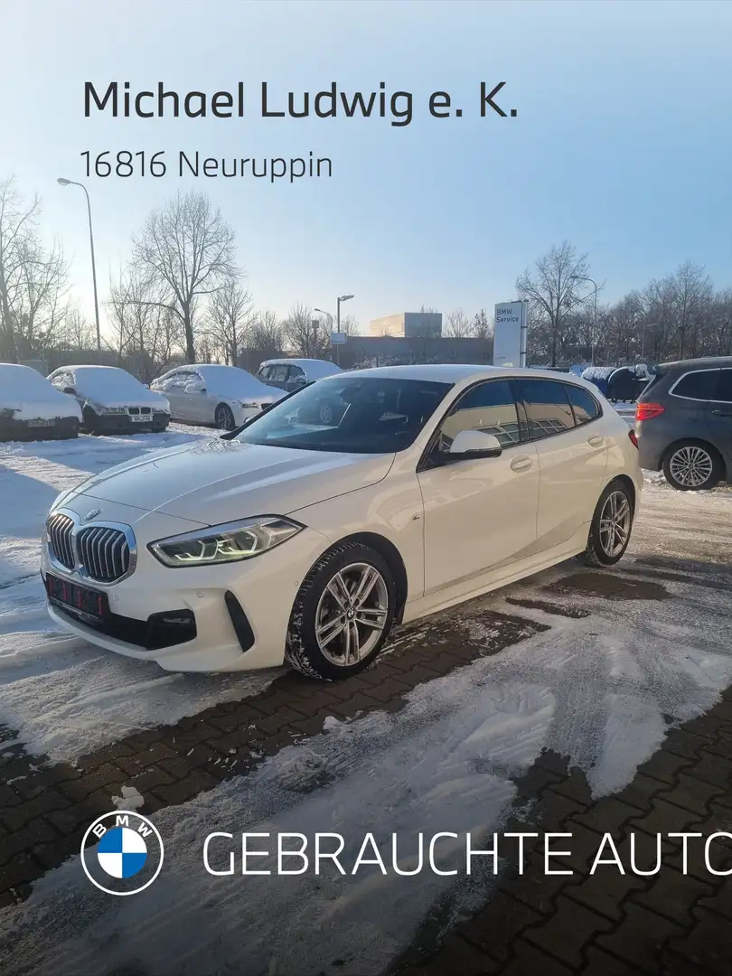 BMW 118 i M Sport DAB LED WLAN RFK Tempomat Shz Weiß - 1