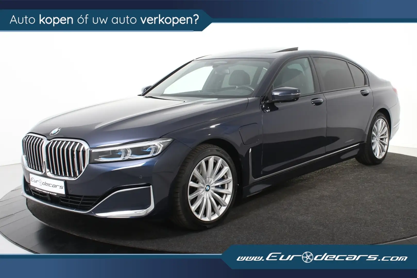 BMW 745 7-serie 745Le xDrive High Executive *FULL OPTIONS* Blauw - 1