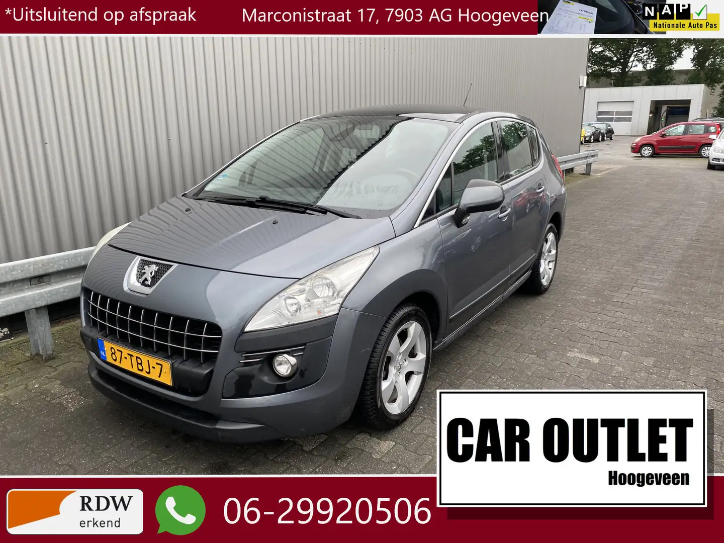 Peugeot 3008 1.6 VTi ST 165Dkm.NAP, Clima, CC, Pano, PDC, LM, T Gri - 1