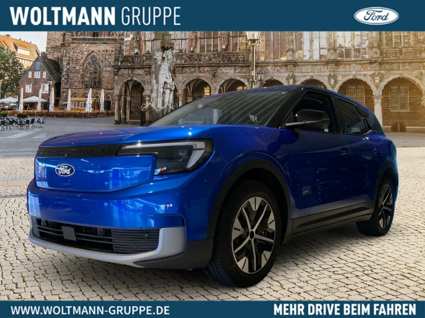 Ford Explorer 77 kw Heckantrieb Reichweite 602 km, elektr. Heckk Blauw - 1