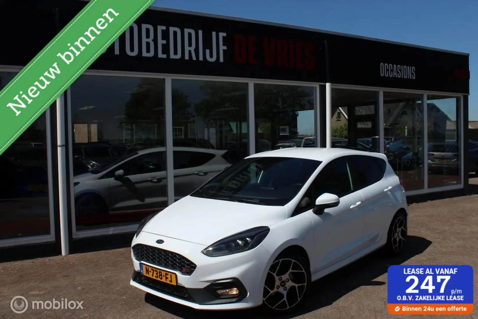 Ford Fiesta 1.5 EcoBoost ST-3 Full-Led/Recaro/Apple-Carplay Bianco - 1