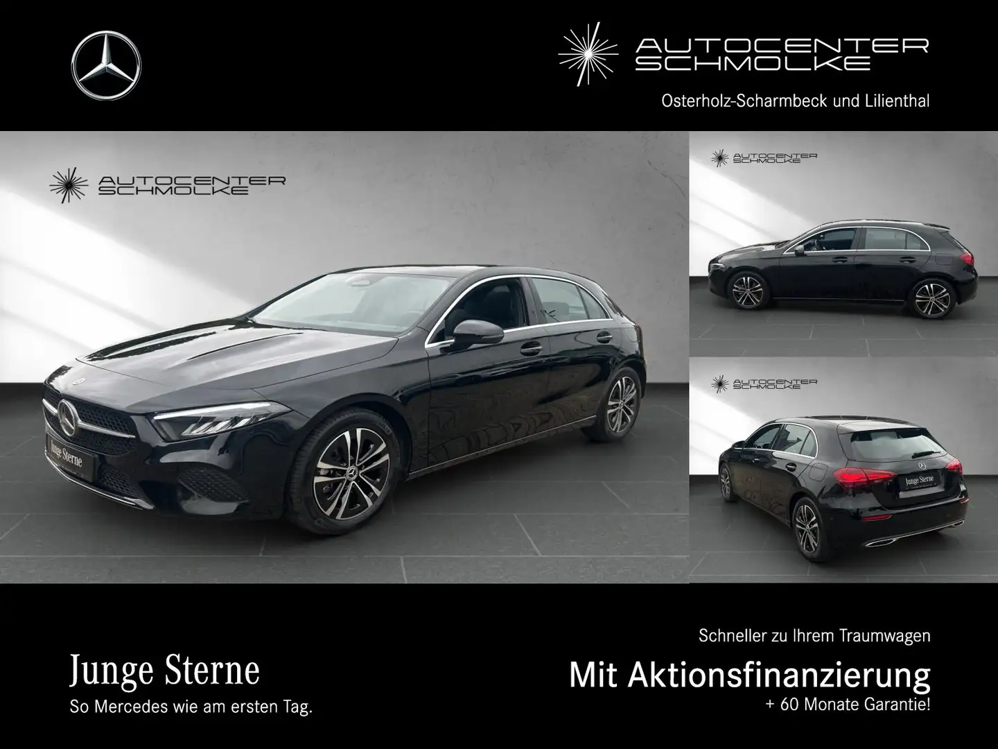 Mercedes-Benz A 180 A 180 PROGRESSIVE*PANORAMA*RFK*LENKRADHZG.*LED Schwarz - 1