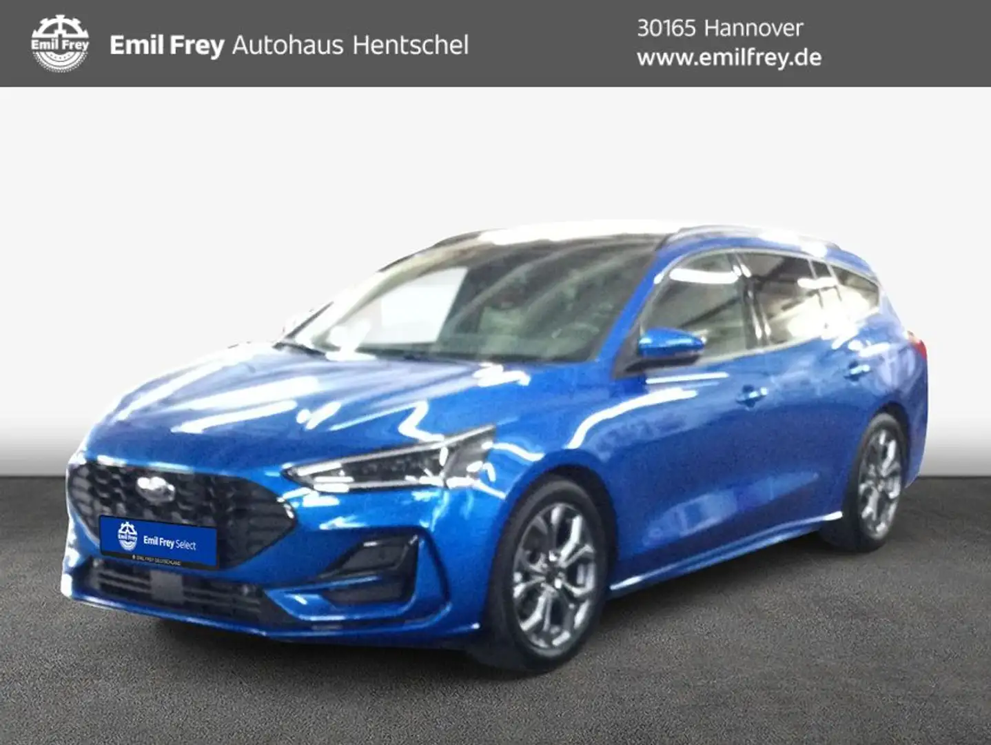 Ford Focus Turnier 1.0 EcoBoost Hybrid Aut. ST-LINE Blau - 1