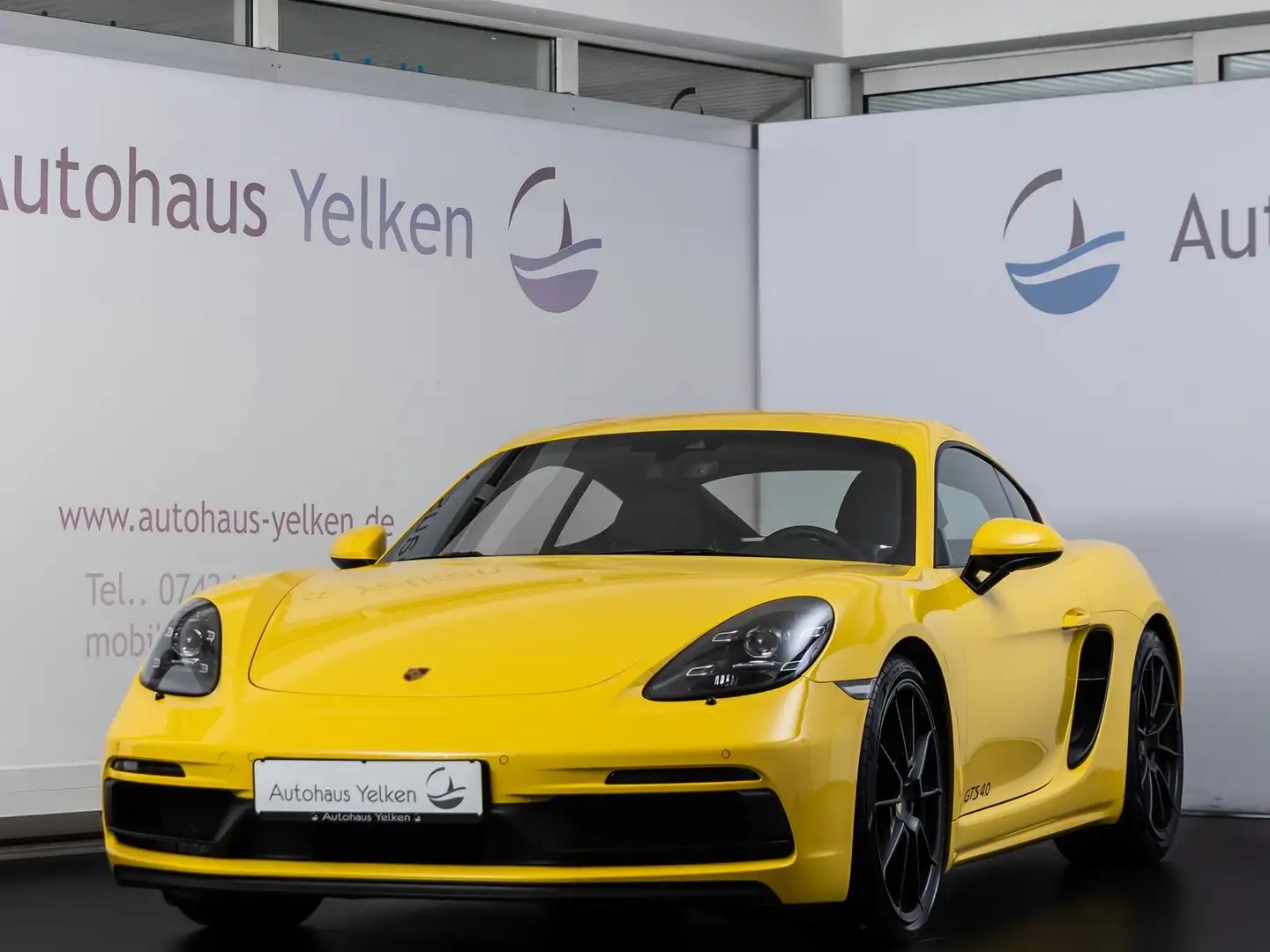 Porsche Cayman GTS 4.0 SCHALTENSITZ*CHRONO*PCM*PDLS+ Gelb - 1
