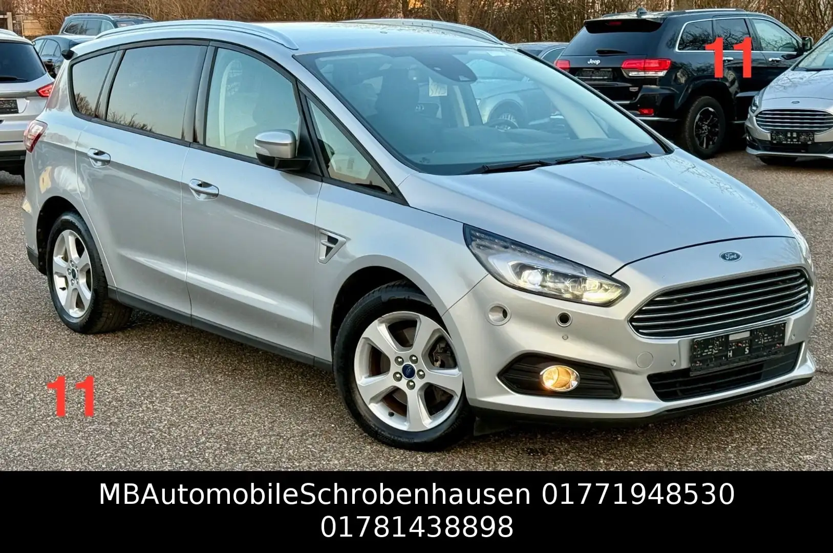 Ford S-Max S-MAX Business 11 LED AUTOMATIK KAMERA 8 FELGE Silber - 1