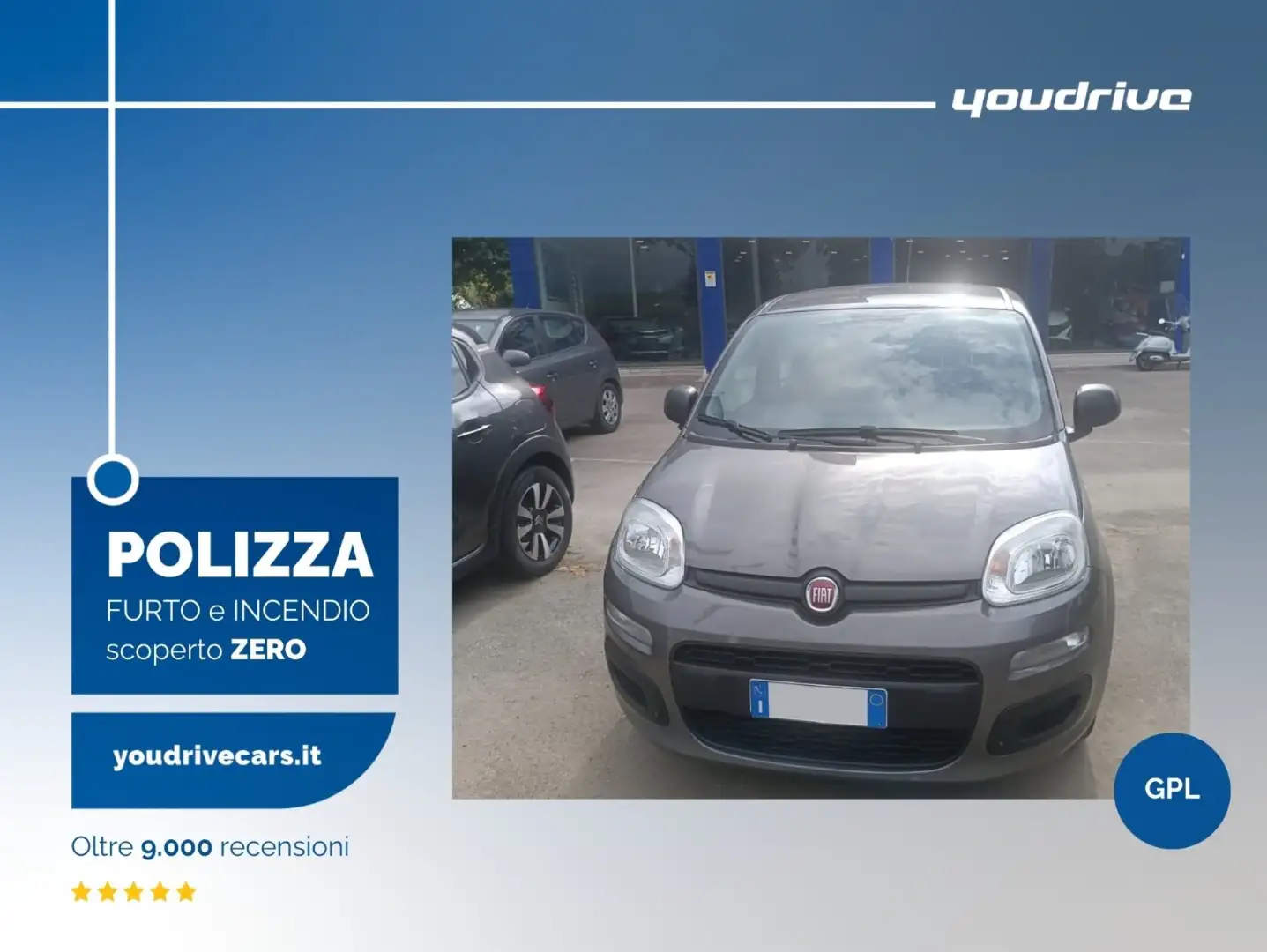 Fiat New Panda 1.2 EasyPower GPL KM 113.900 Grigio - 1