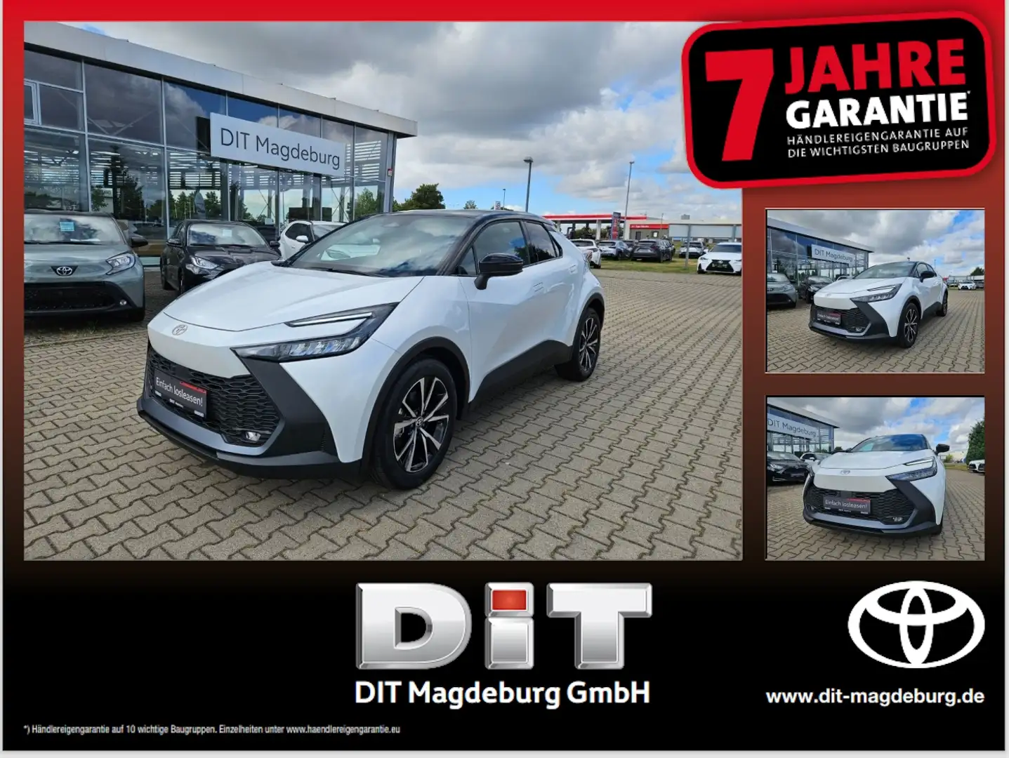 Toyota C-HR 2.0l Hybrid Teamplayer inkl. WKR Weiß - 1