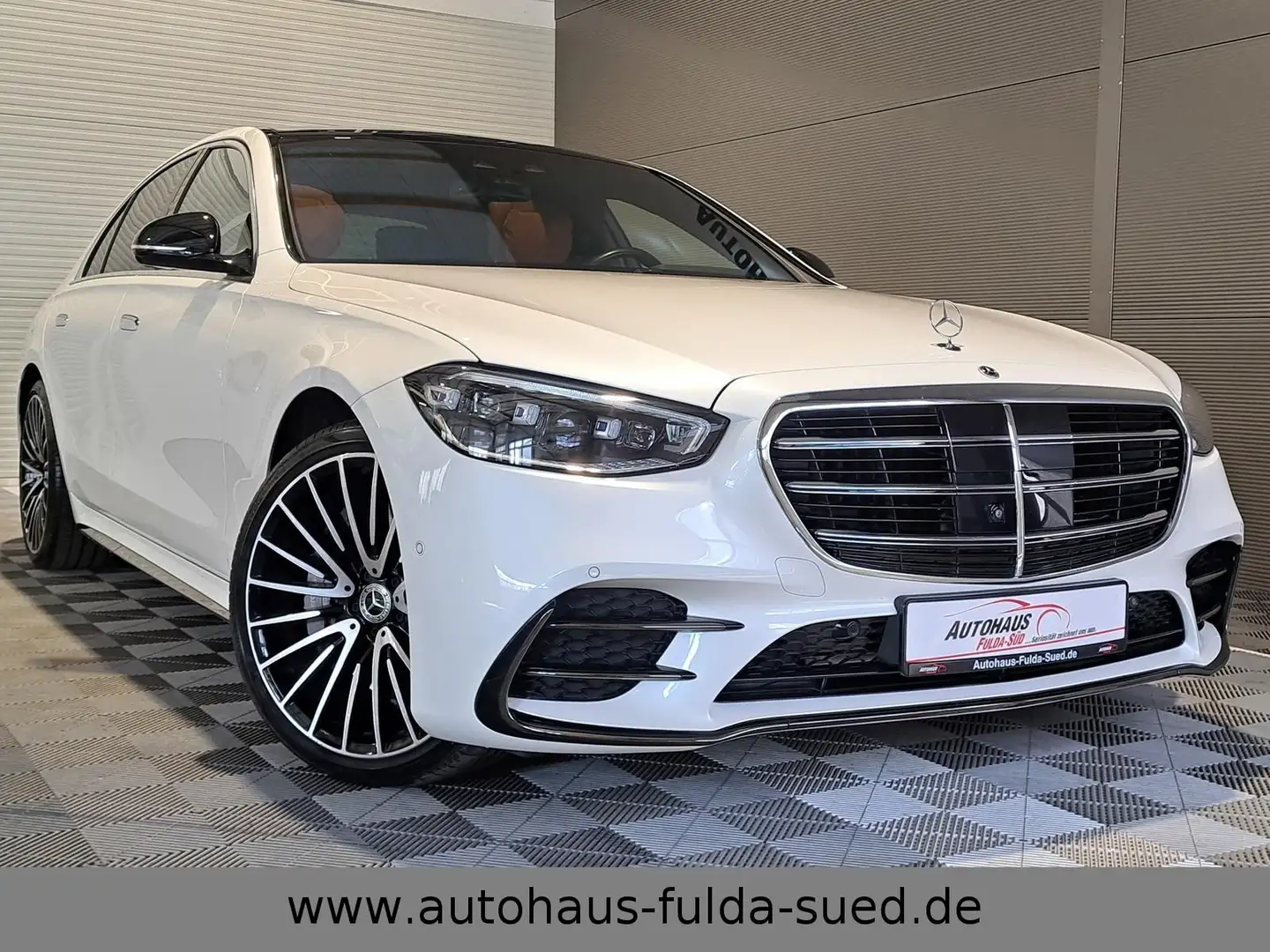 Mercedes-Benz S 400 d 4Matic AMG Line°360°Pano°Burmester°HUD° Alb - 1