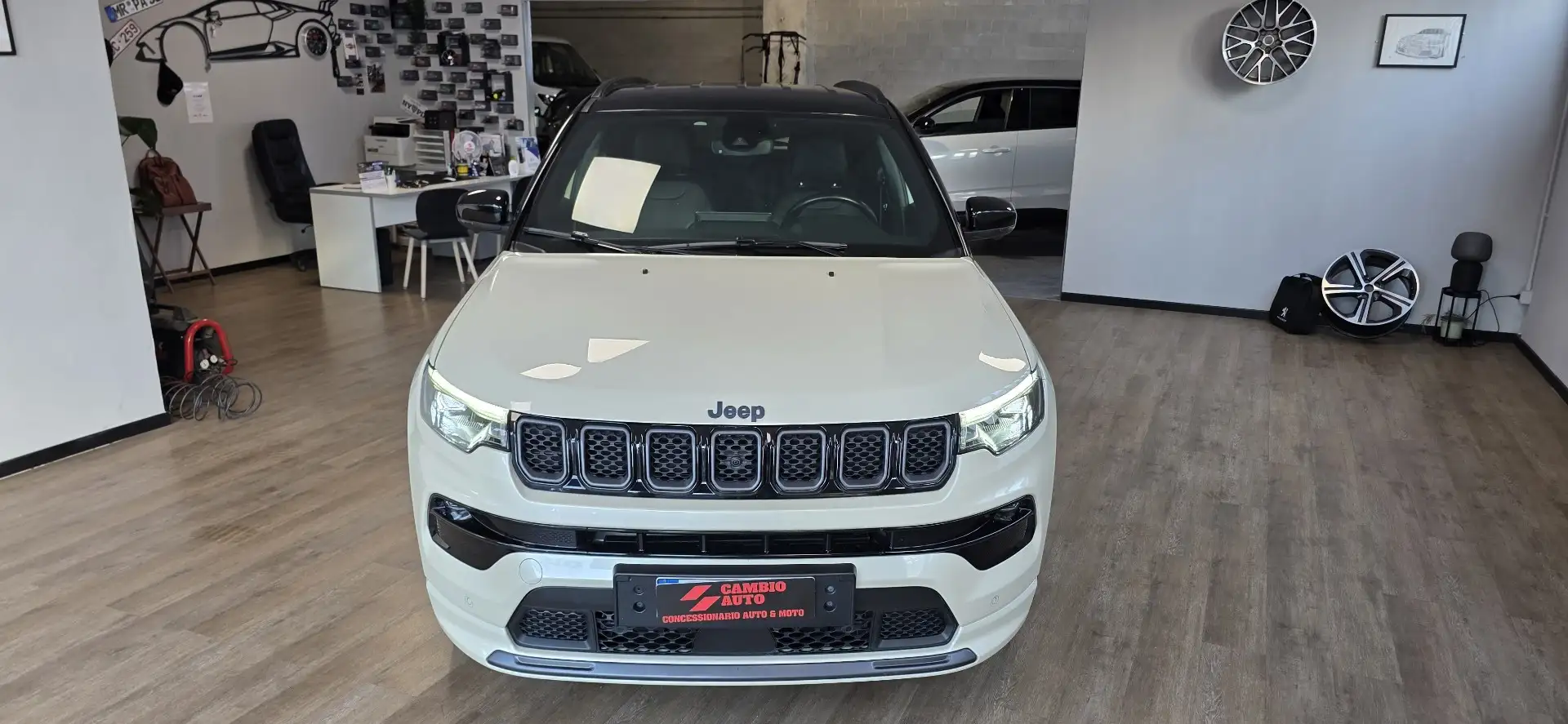 Jeep Compass turbo benz S 4x4 AUT PRONTA CONSEGNA ! IVA INCLUSA Bianco - 2