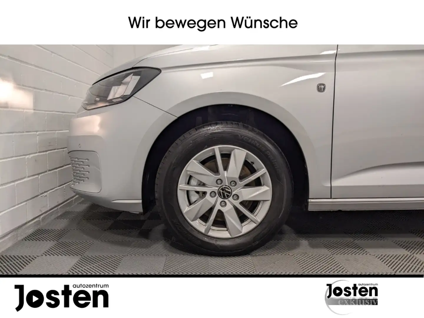 Volkswagen Caddy Life SHZ Tempomat Isofix Klima Carplay Argent - 2