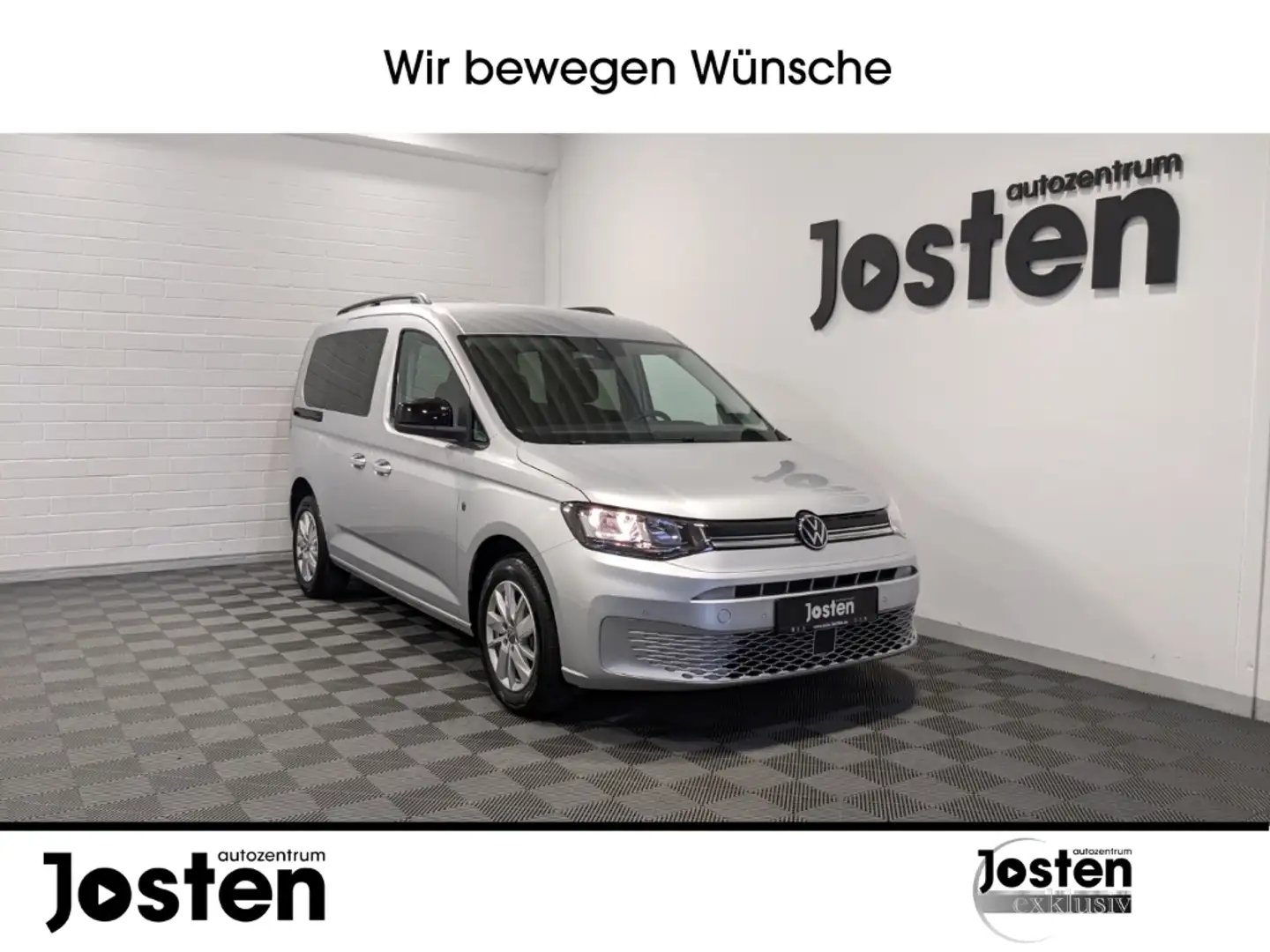 Volkswagen Caddy Life SHZ Tempomat Isofix Klima Carplay Argent - 1