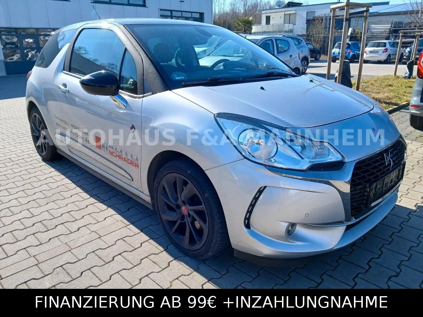 Citroen DS3 DS 3 Performance Line NAVI R.KAMERA TEMP 1HAND Gris - 2