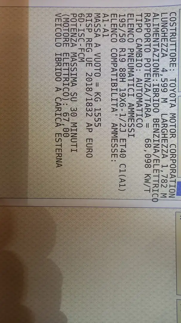 Toyota Prius+ Toyota 1998cc - 1