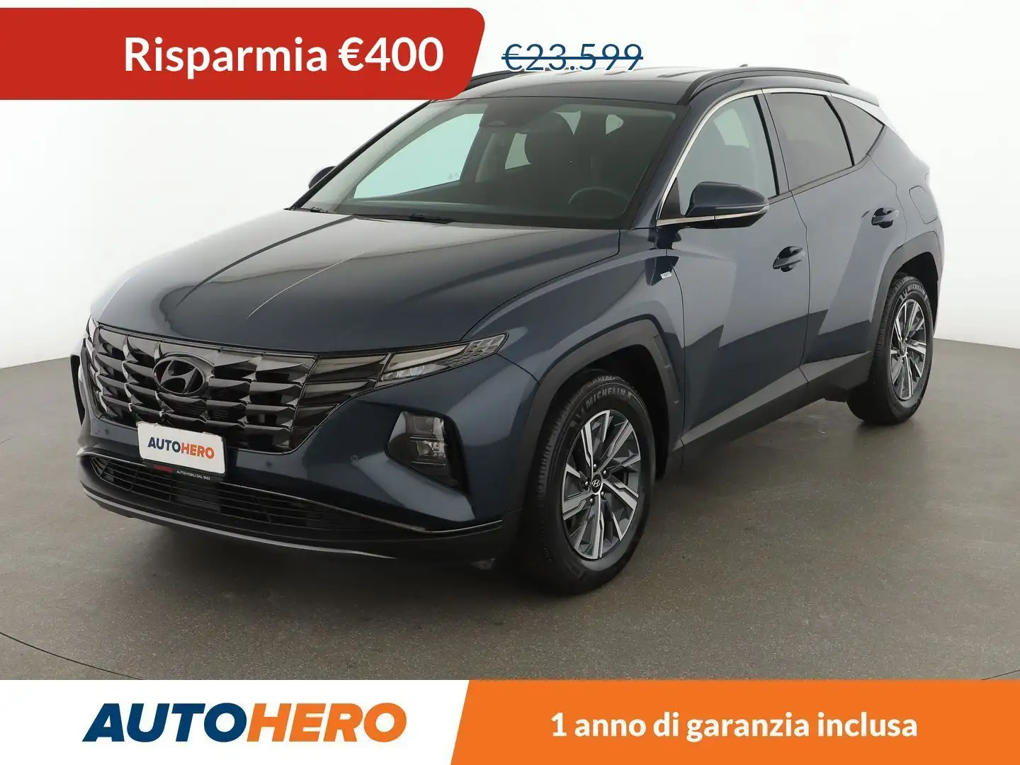 Hyundai TUCSON 1.6 CRDi Mild-Hybrid XLine DCT  MHEV Blu/Azzurro - 1