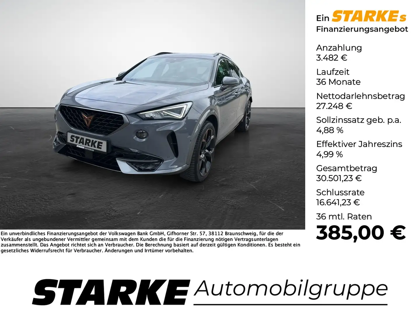 CUPRA Formentor VZ 1.4 TSI DSG eHybrid Grau - 1