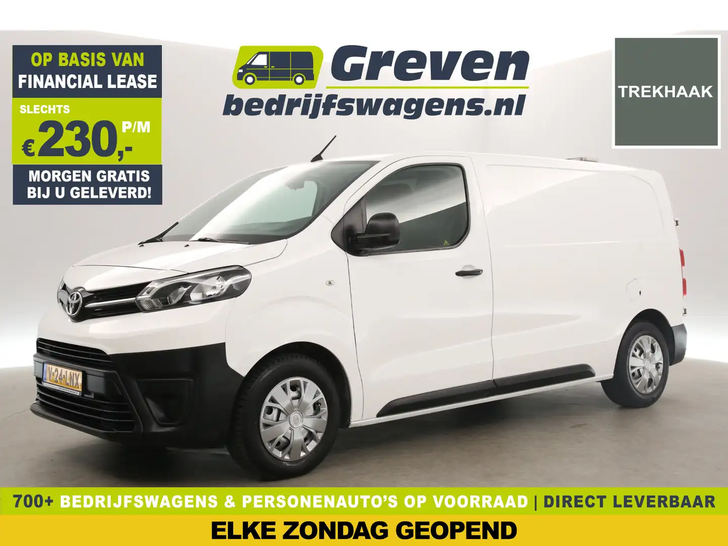 Toyota Proace 1.5 D-4D L2H1 Airco Cruise Trekhaak 3 Persoons Sto Blanc - 1