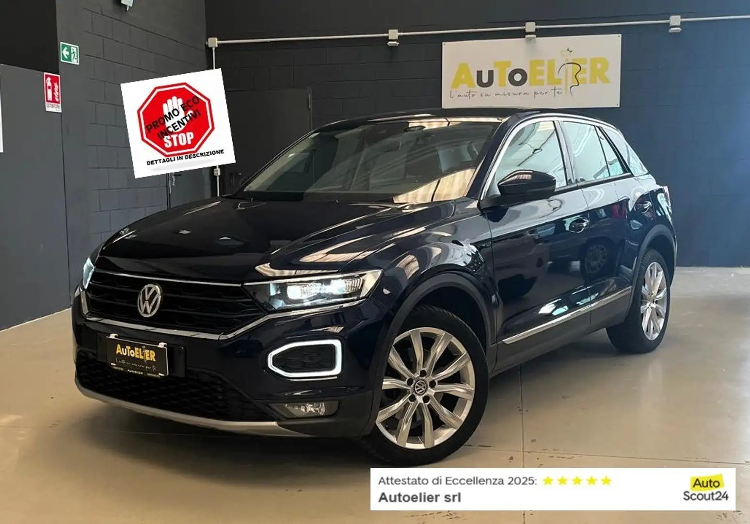 Volkswagen T-Roc T-Roc 2.0 tdi Style 4motion dsg Blau - 1