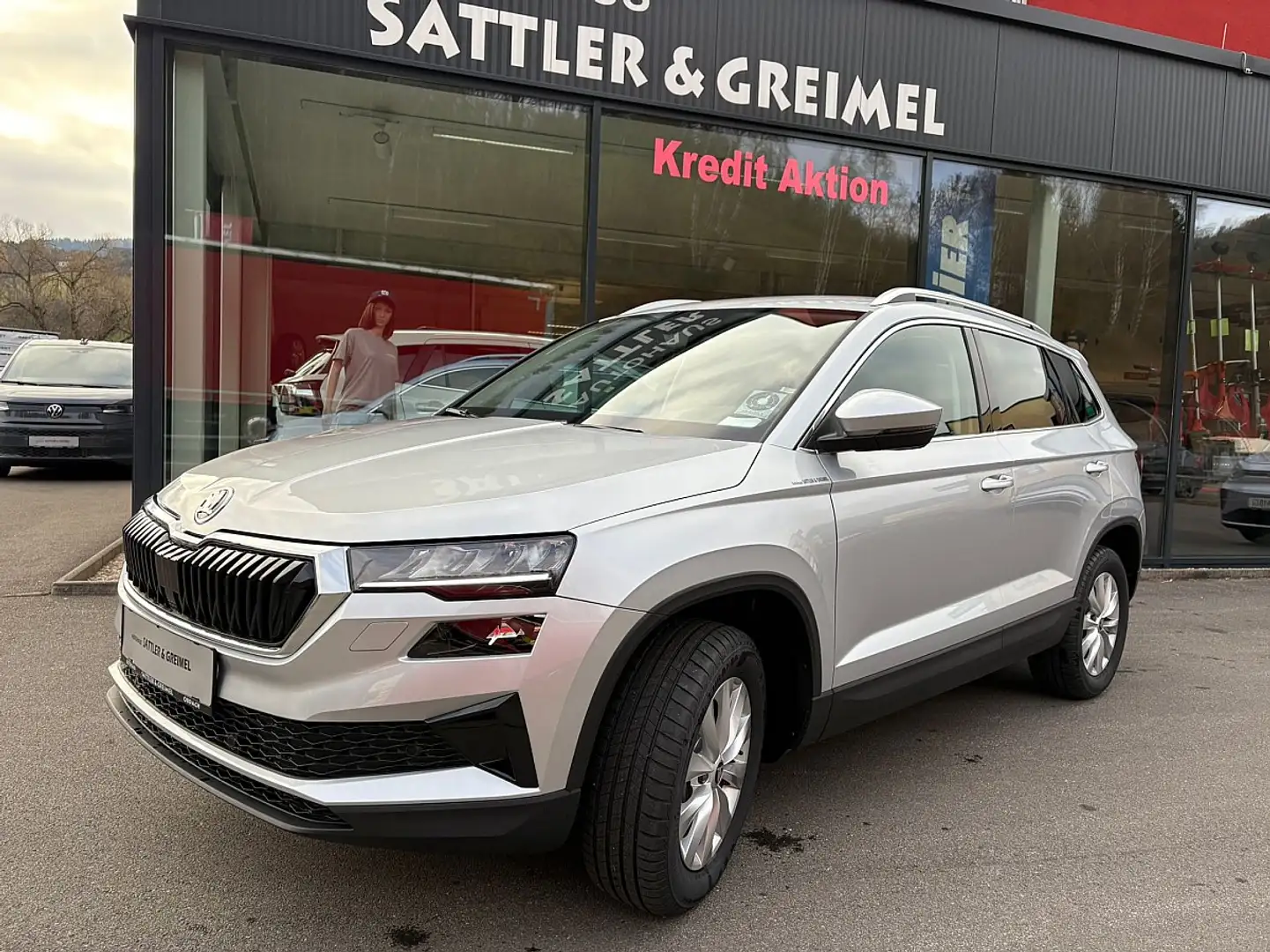 Skoda Karoq 2,0 TDI 4x4 DSG Selection Zilver - 1