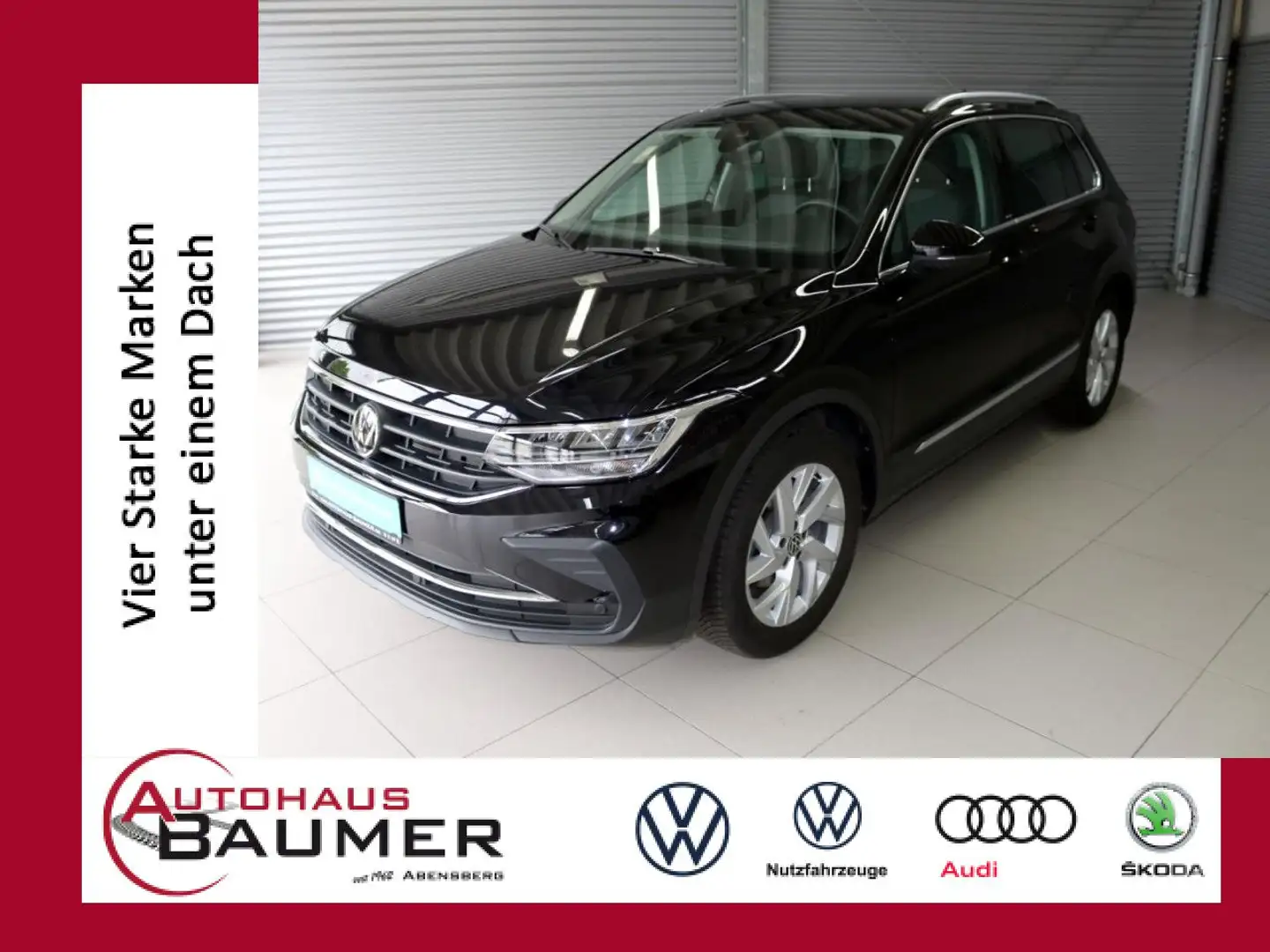 Volkswagen Tiguan MOVE 1.5 TSI AHK LED Navi PDC v+h SHZ ACC Schwarz - 1