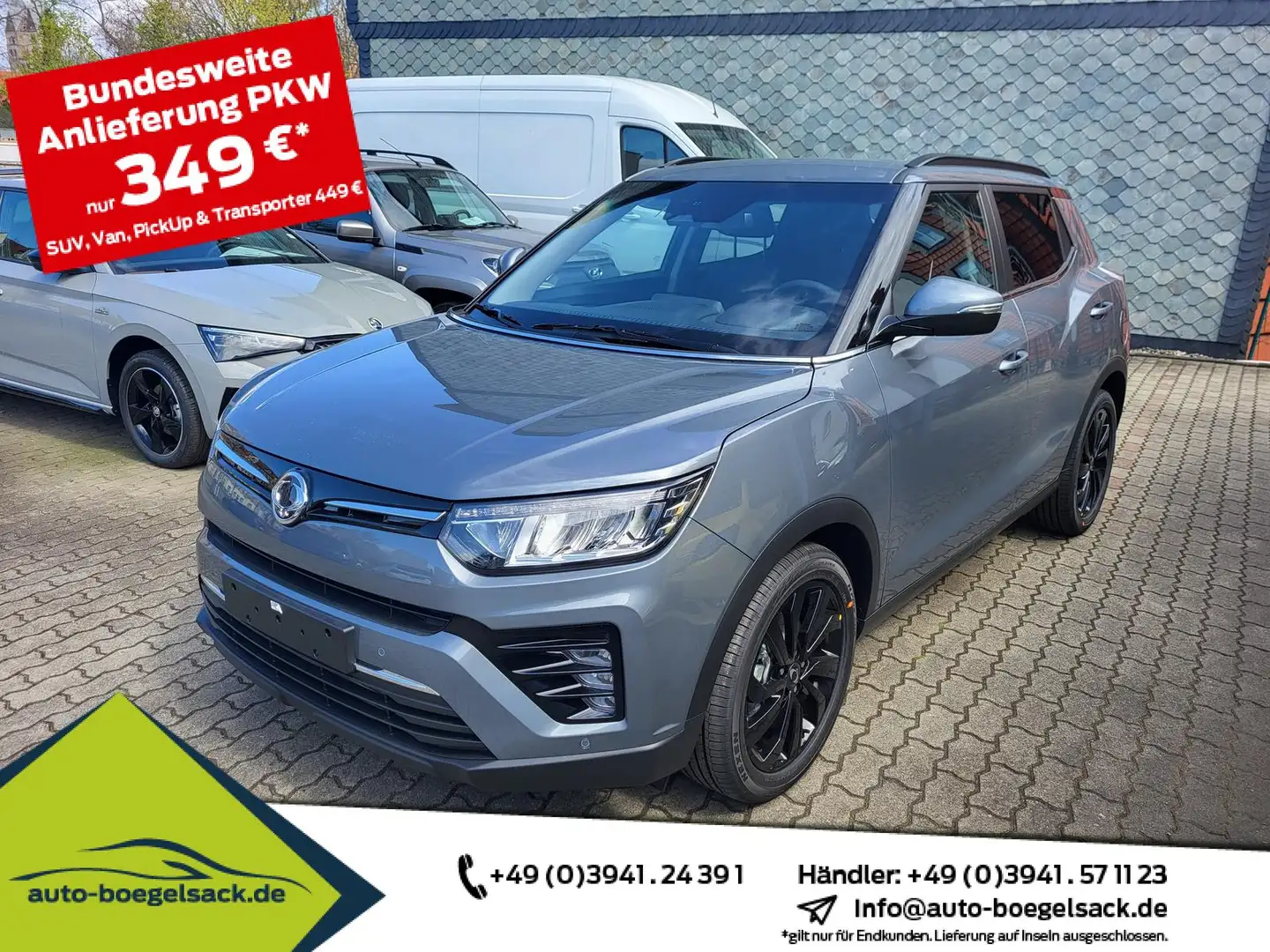 SsangYong Tivoli 1.5 T-GDI BLACKLINE+KAMERA+NAVI+ALLWETTER Gris - 1