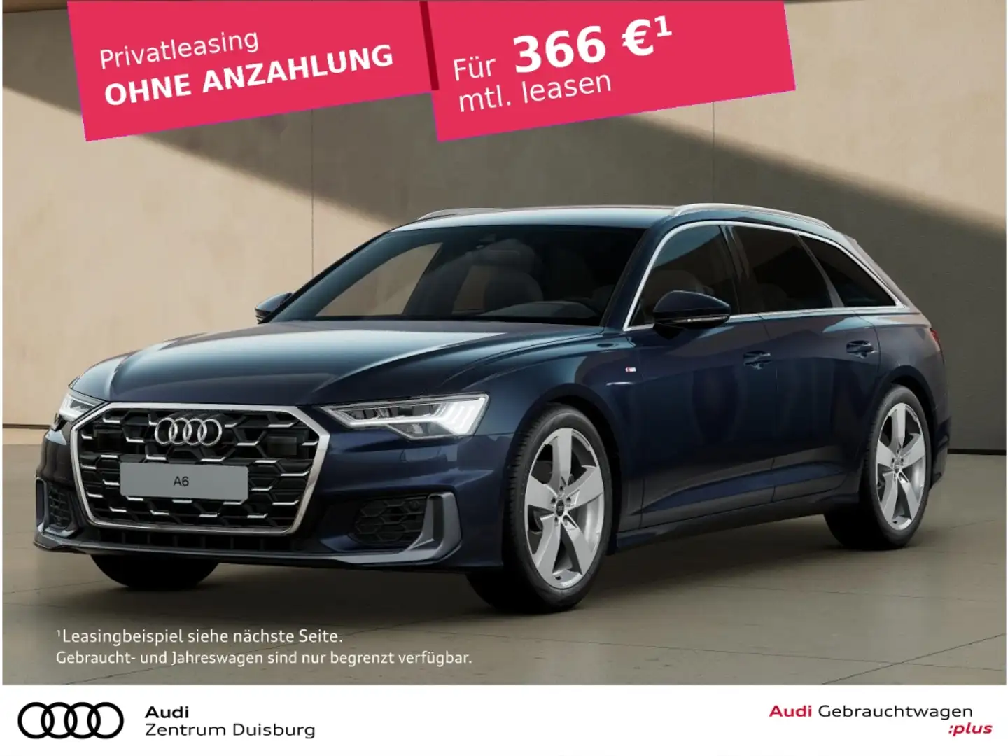 Audi A6 Avant 35 TDI S line Bleu - 1