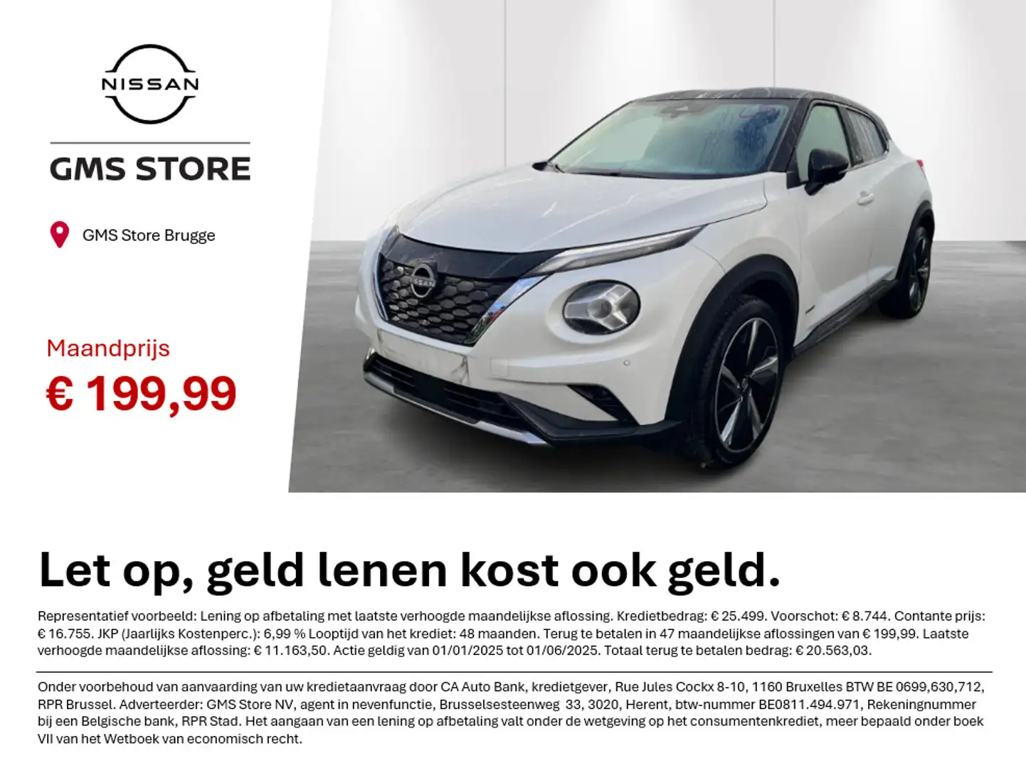 Nissan Juke 1.6 Hybrid 145 N-Design Wit - 1