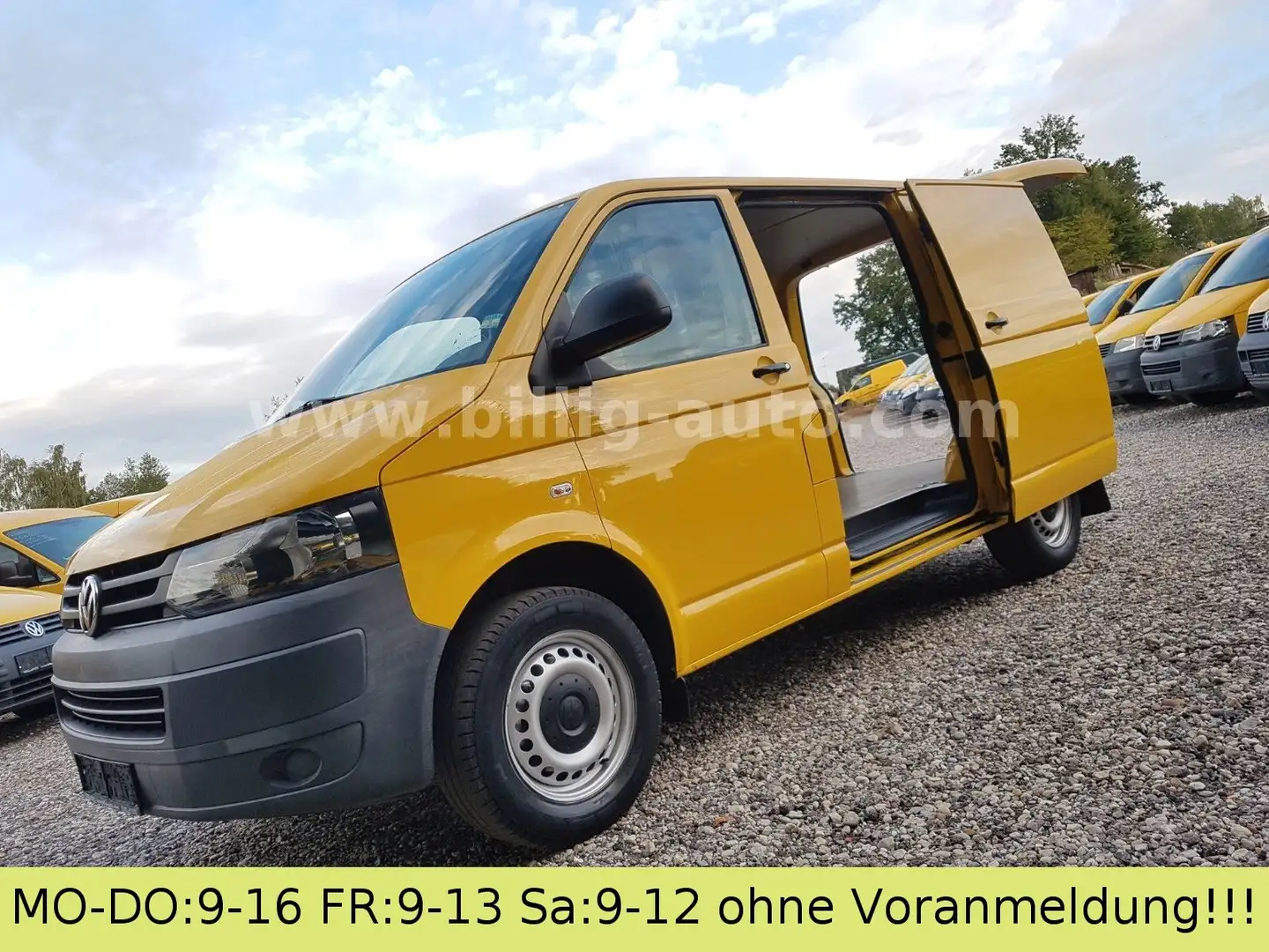 Volkswagen T5 Transporter T5 2.0TDI 2xSchiebetüre Servicegepflegt NEU Gelb - 1