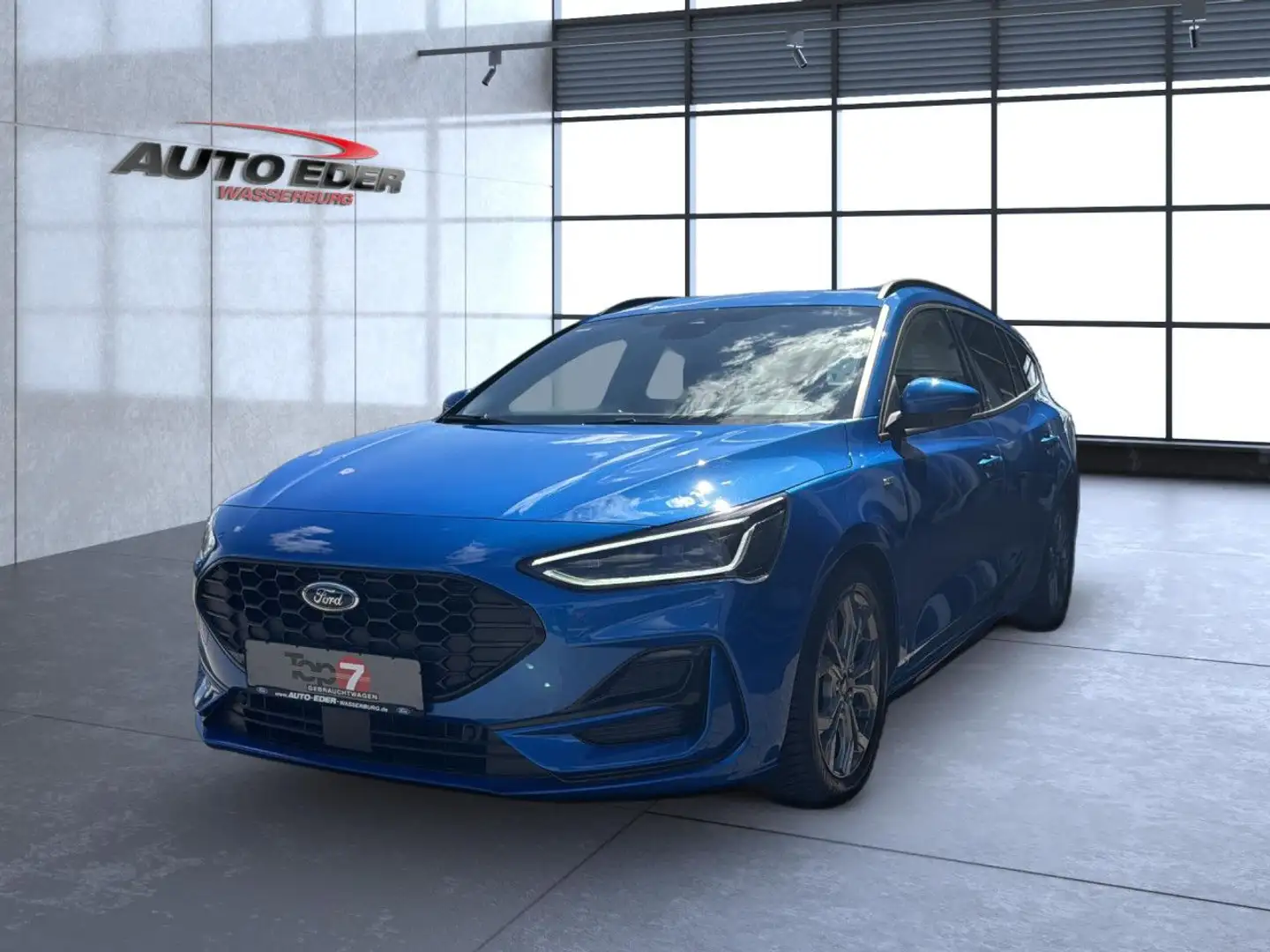 Ford Focus ST-Line 1.5 EcoBlue Automatik Bluetooth Navi Blau - 2