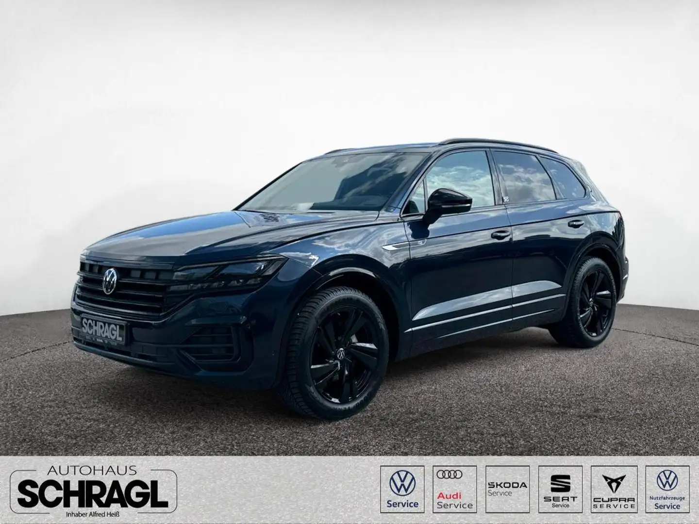 Volkswagen Touareg 3.0 V6 TDI "EDITION 50"+R-LINE+PANO+LUFT Blau - 1