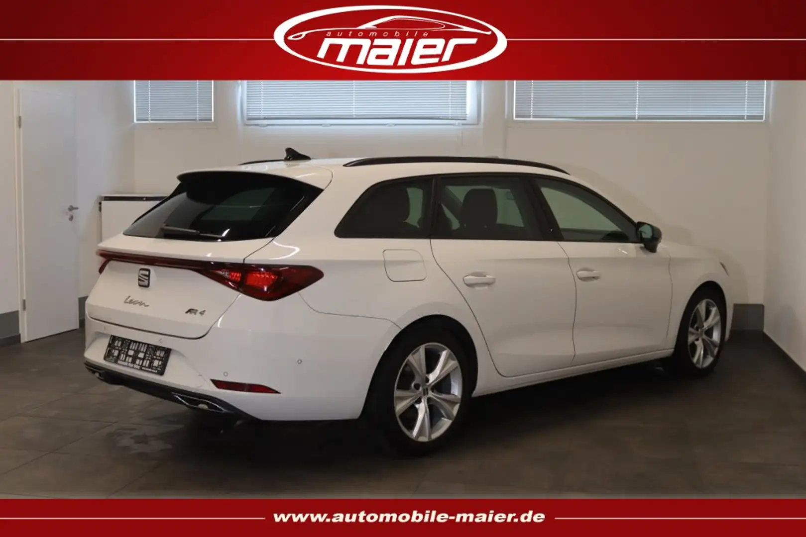 SEAT Leon ST 2.0 TDI DSG FR Line 4Drive-NAV-LED-KAM- Weiß - 2