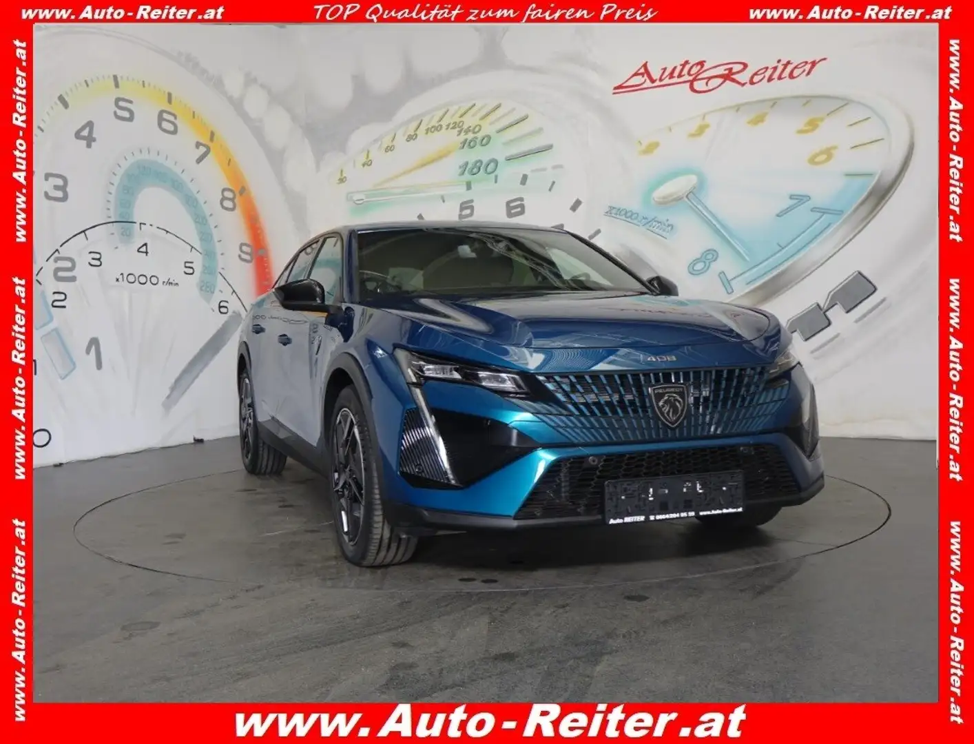 Peugeot 408 PHEV 225 e-EAT8 GT *LED, NAVI, TEILLEDER, RFK* Blau - 1