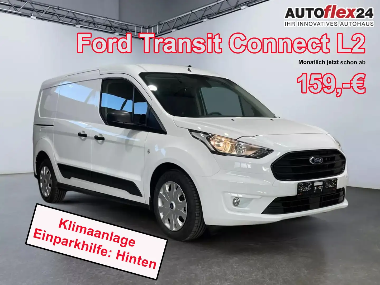 Ford Transit Connect 1.0 EB Trend 210 L2 AHK PDC Temp BT DAB 1,0 74kW White - 1