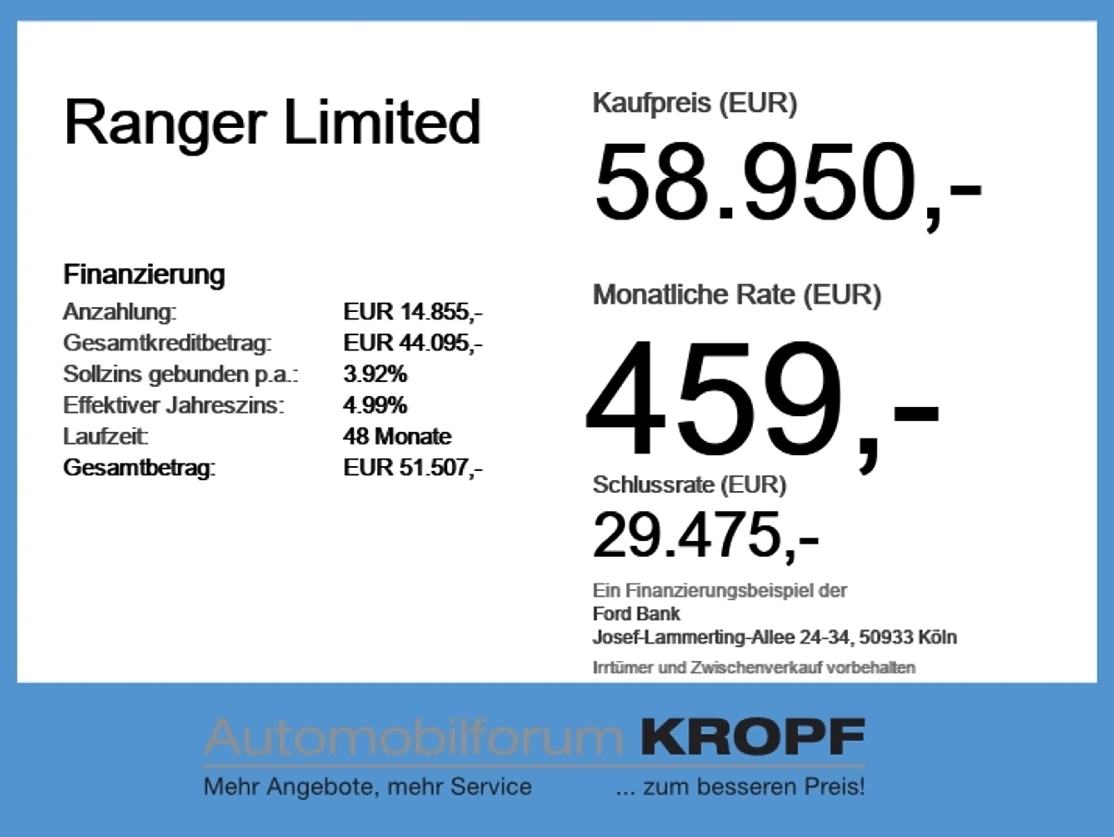 Ford Ranger Limited AHK*iACC*LED — photo 6