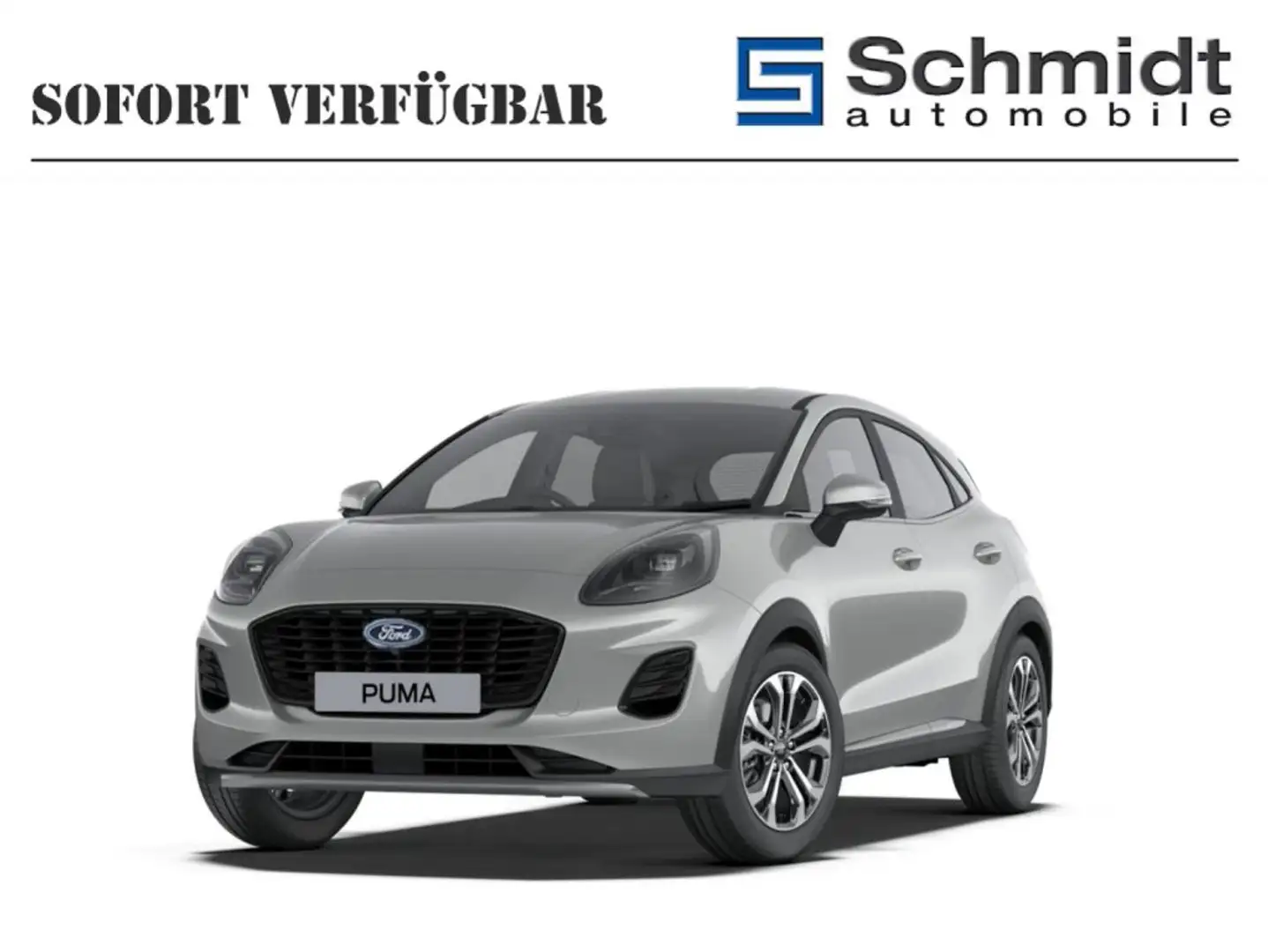 Ford Puma Titanium 5-türig 1,0L Ecoboost 125PS A FWD Silber - 1