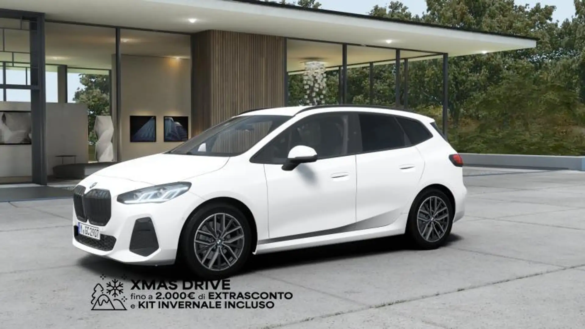 BMW 218 i Active Tourer Msport auto Blanc - 1