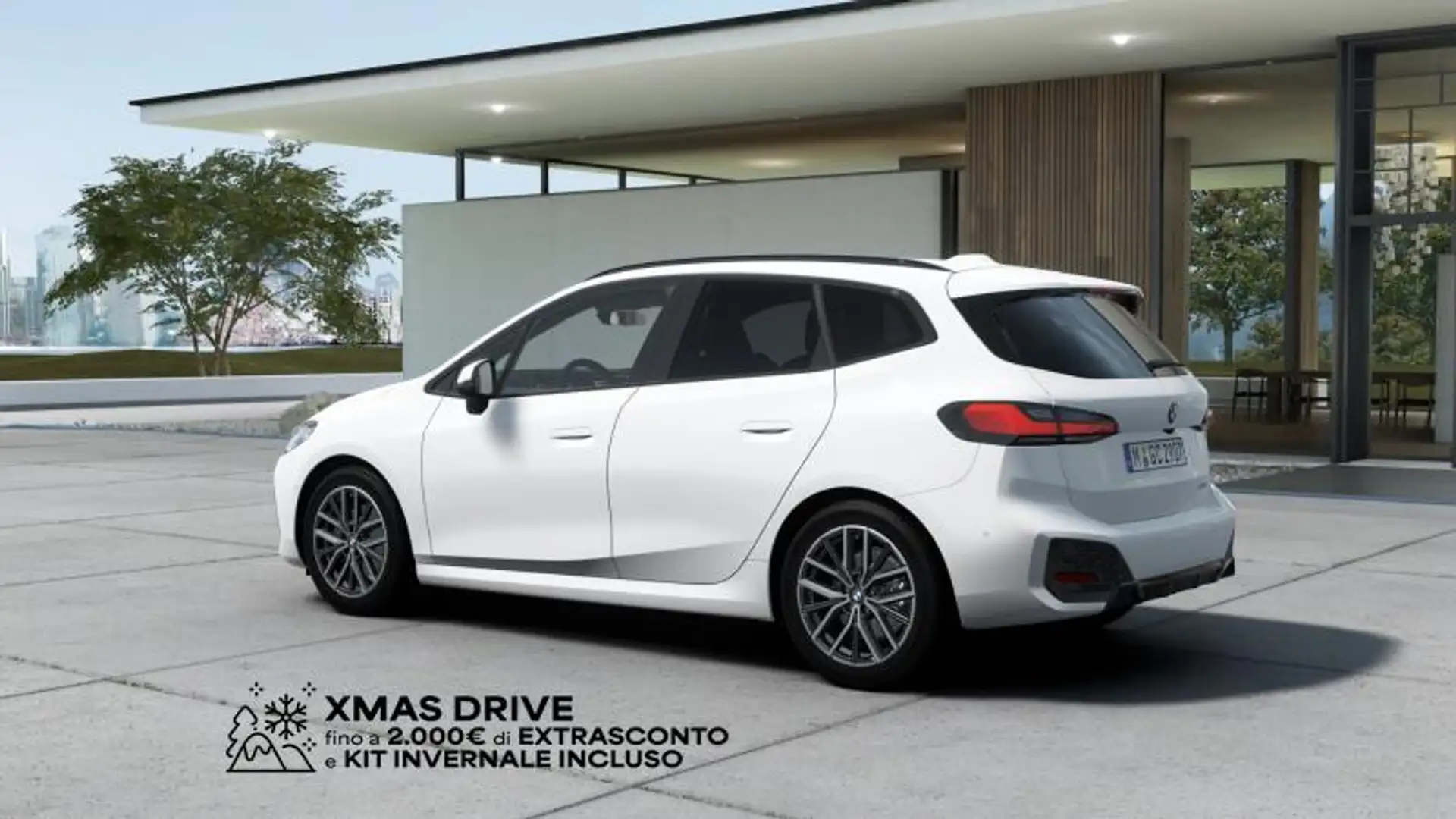 BMW 218 i Active Tourer Msport auto Blanc - 2