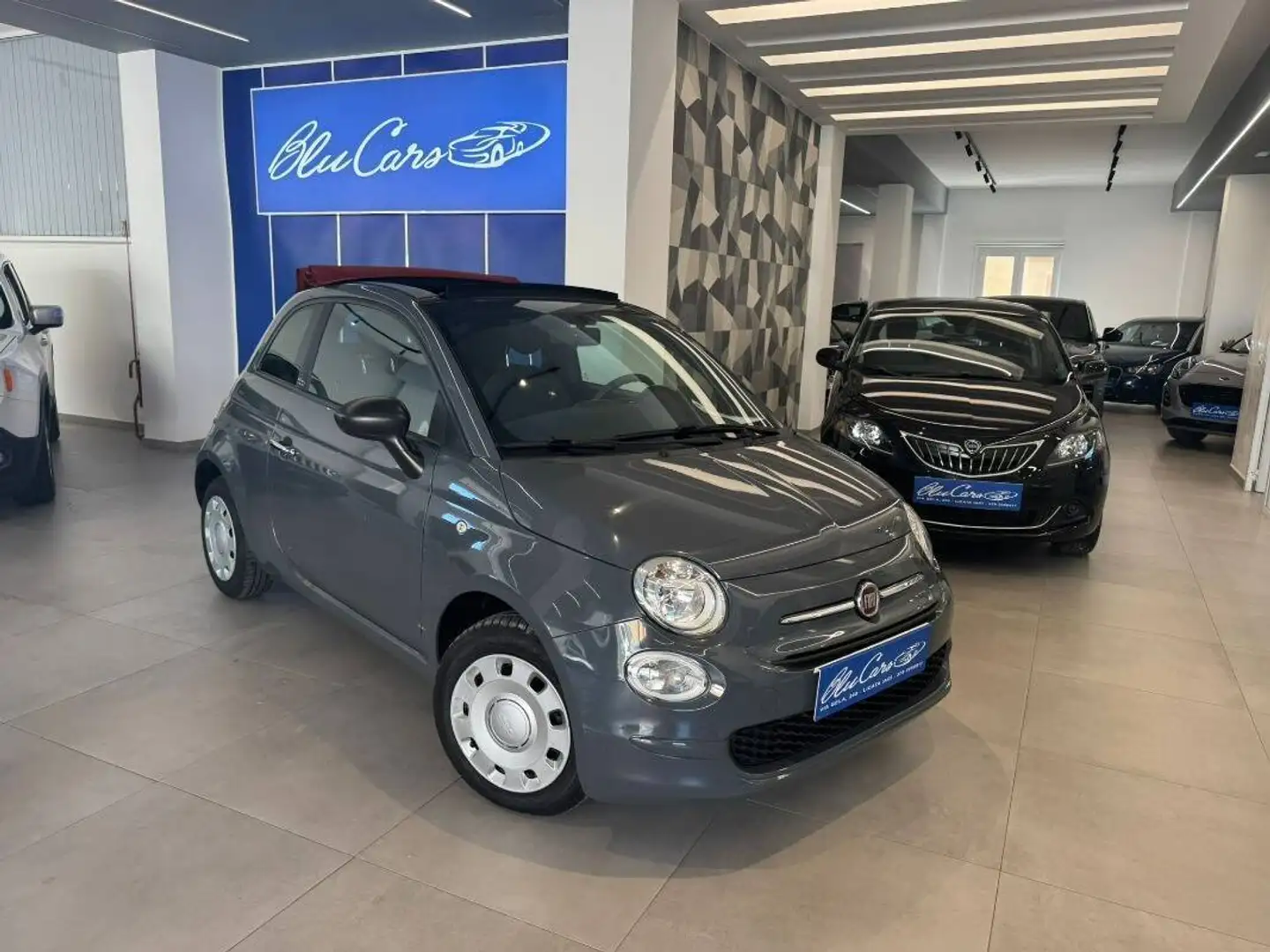 Fiat 500C 1.0 hybrid Cult 70cv Gris - 2