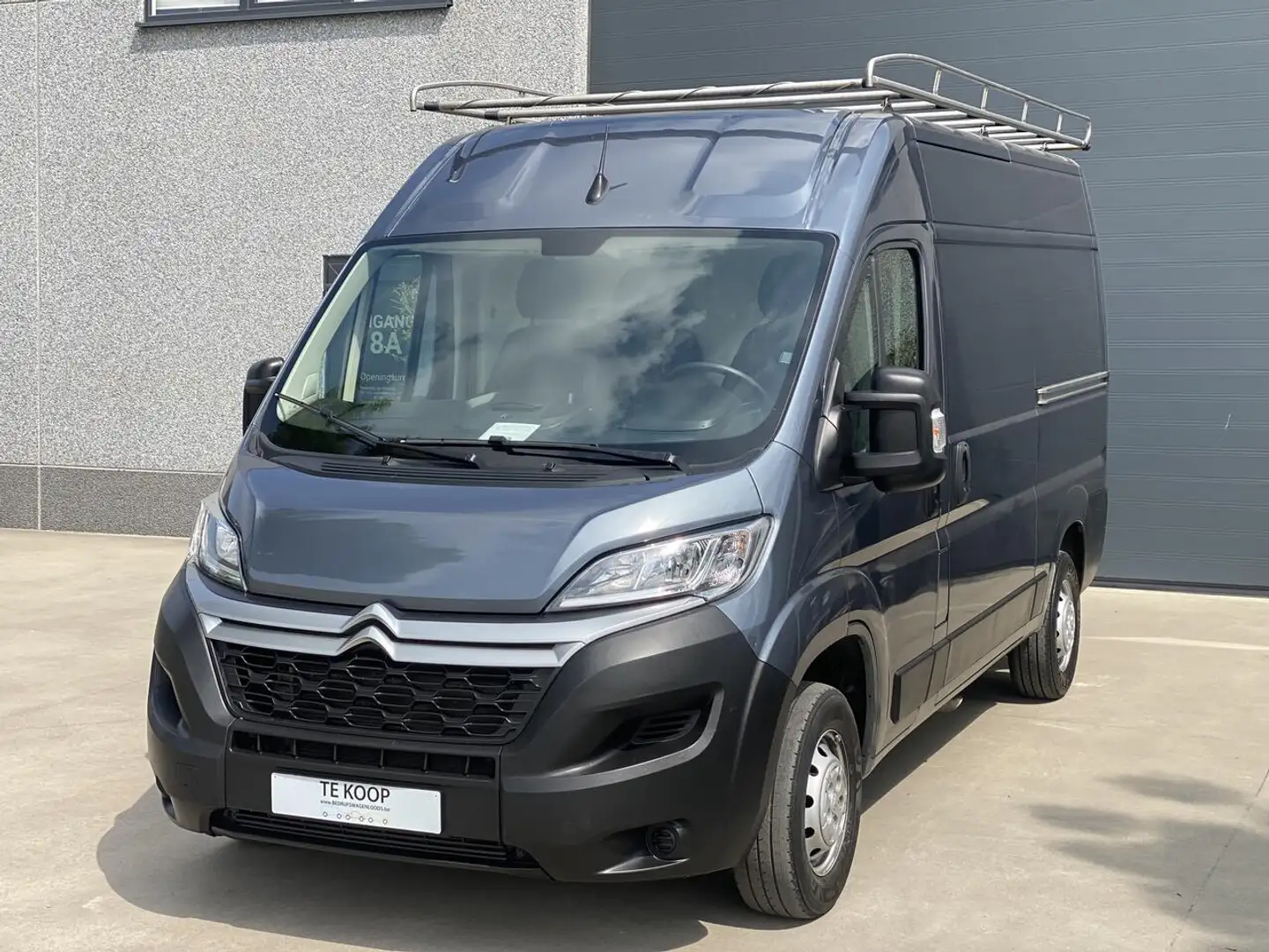Citroen Jumper L2H2+dakdrager + ladder+trekhaak-21450€+BTW Gris - 1