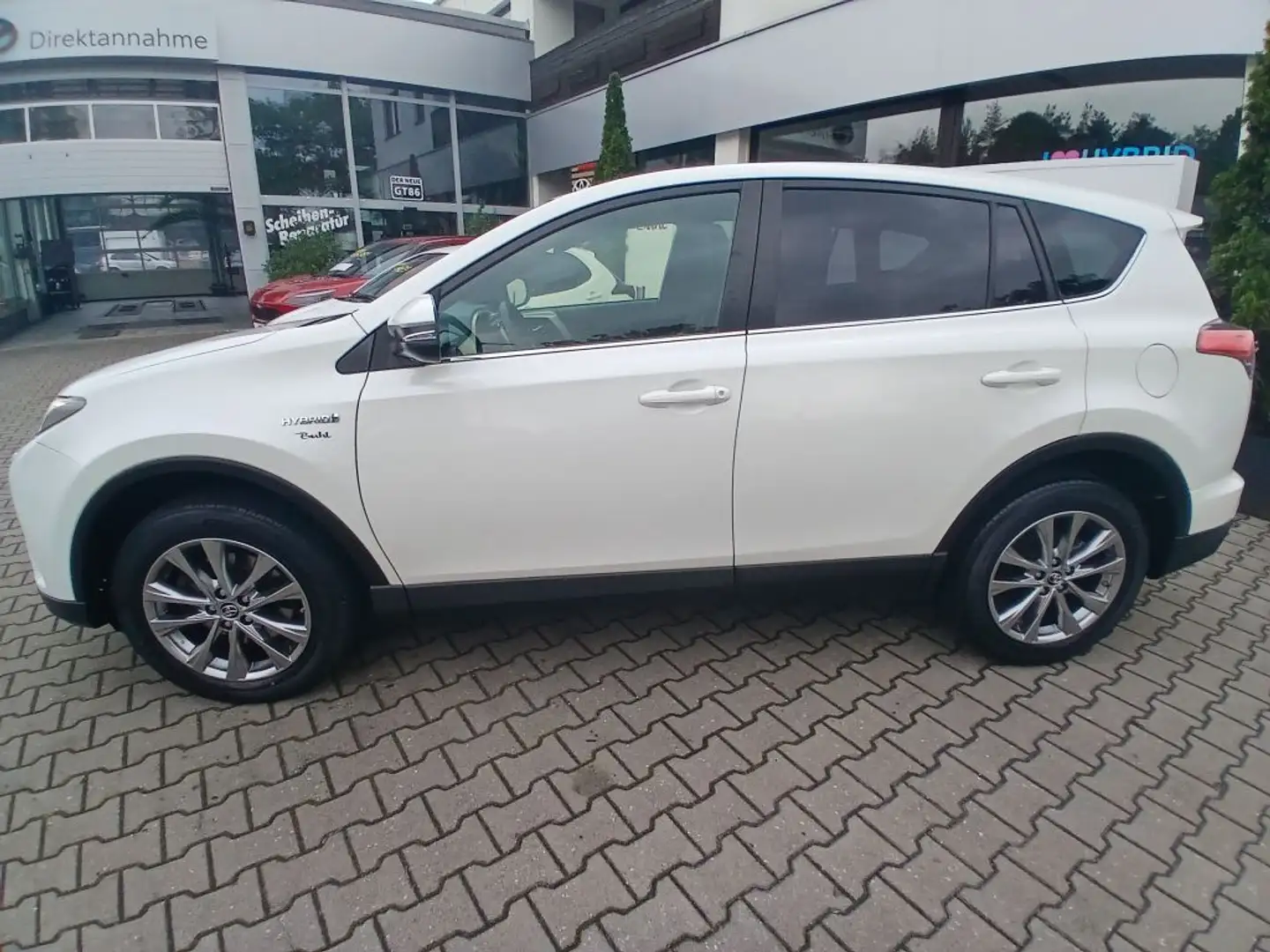 Toyota RAV 4 2.5 4x4 Hybrid Executive m. NAVI aus 1.Hand Weiß - 2