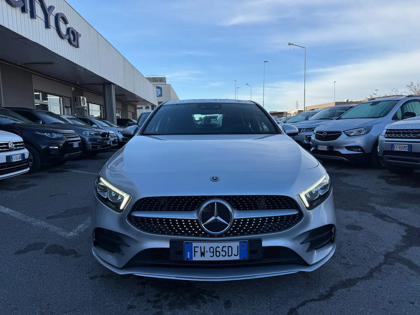 Mercedes-Benz A 180 d Premium auto / UNICO PROPRIETARIO Grigio - 2