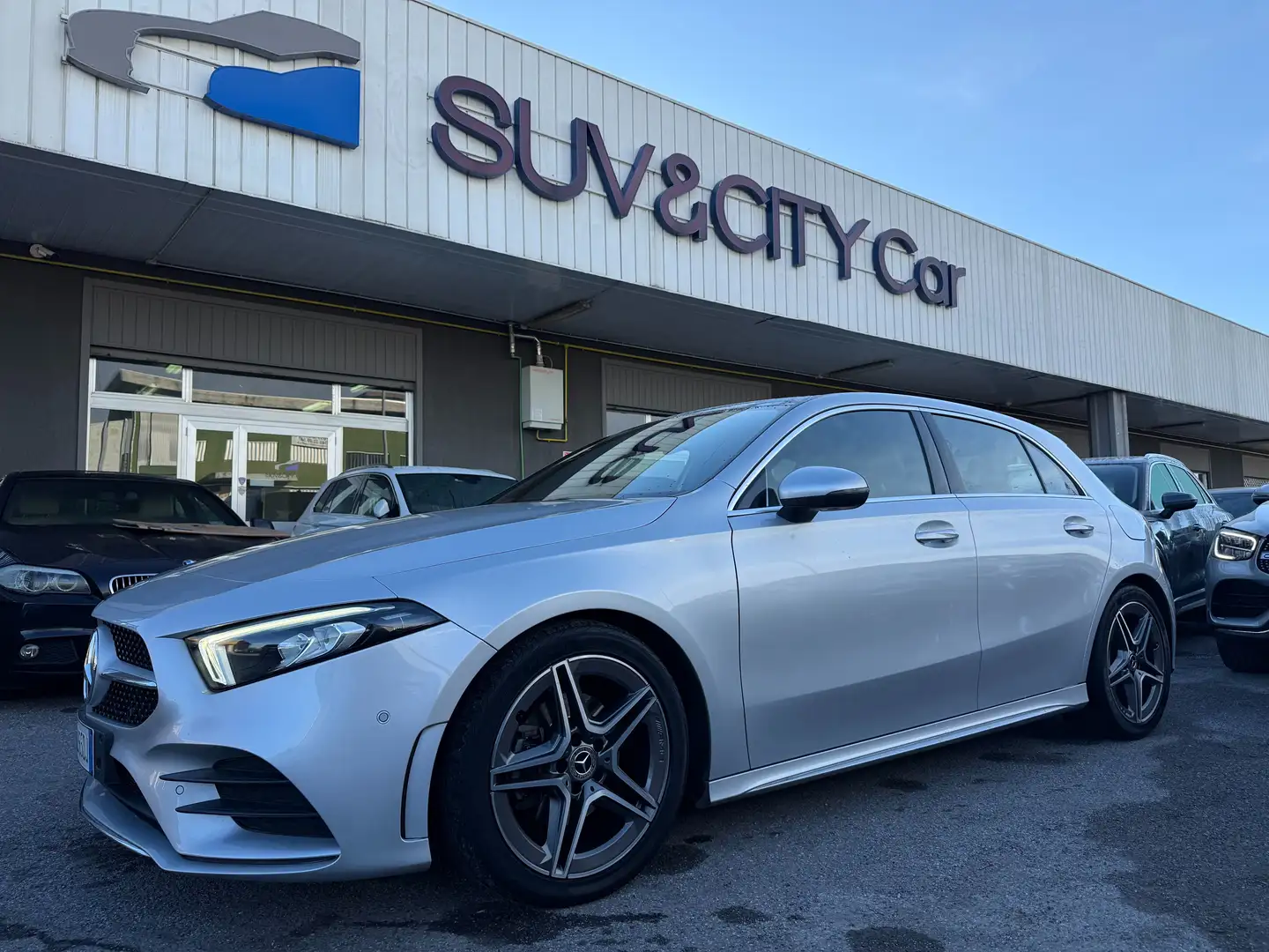 Mercedes-Benz A 180 d Premium auto / UNICO PROPRIETARIO Grigio - 1