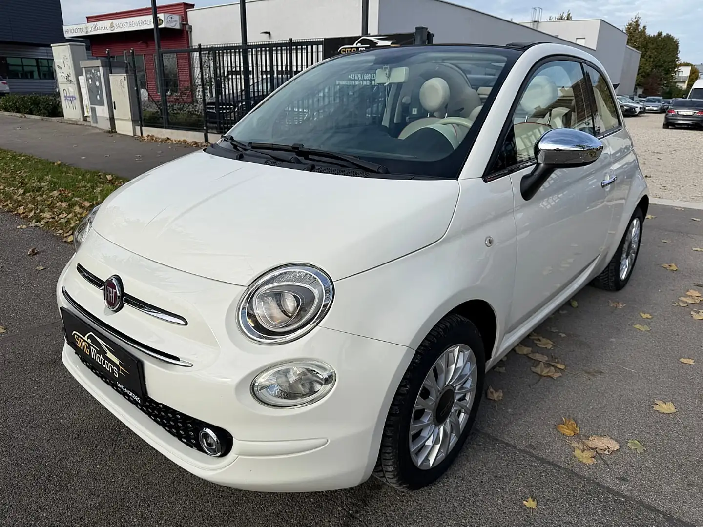 Fiat 500C 1,2 Lounge CABRIO/TEMPOMAT/NAVI/PARKSENSOR Weiß - 2