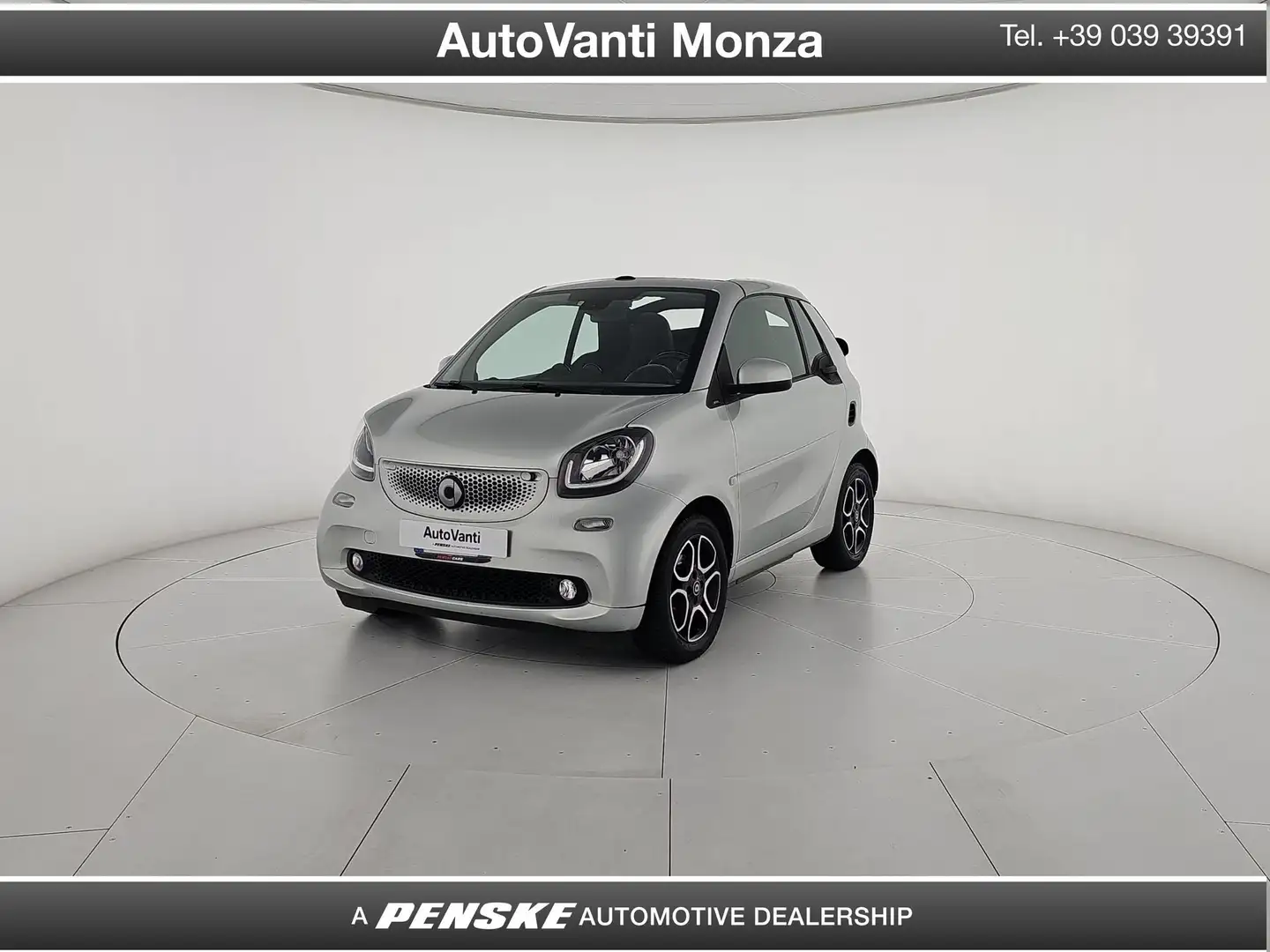 smart forTwo 90 0.9 Turbo twinamic cabrio Prime Grigio - 1