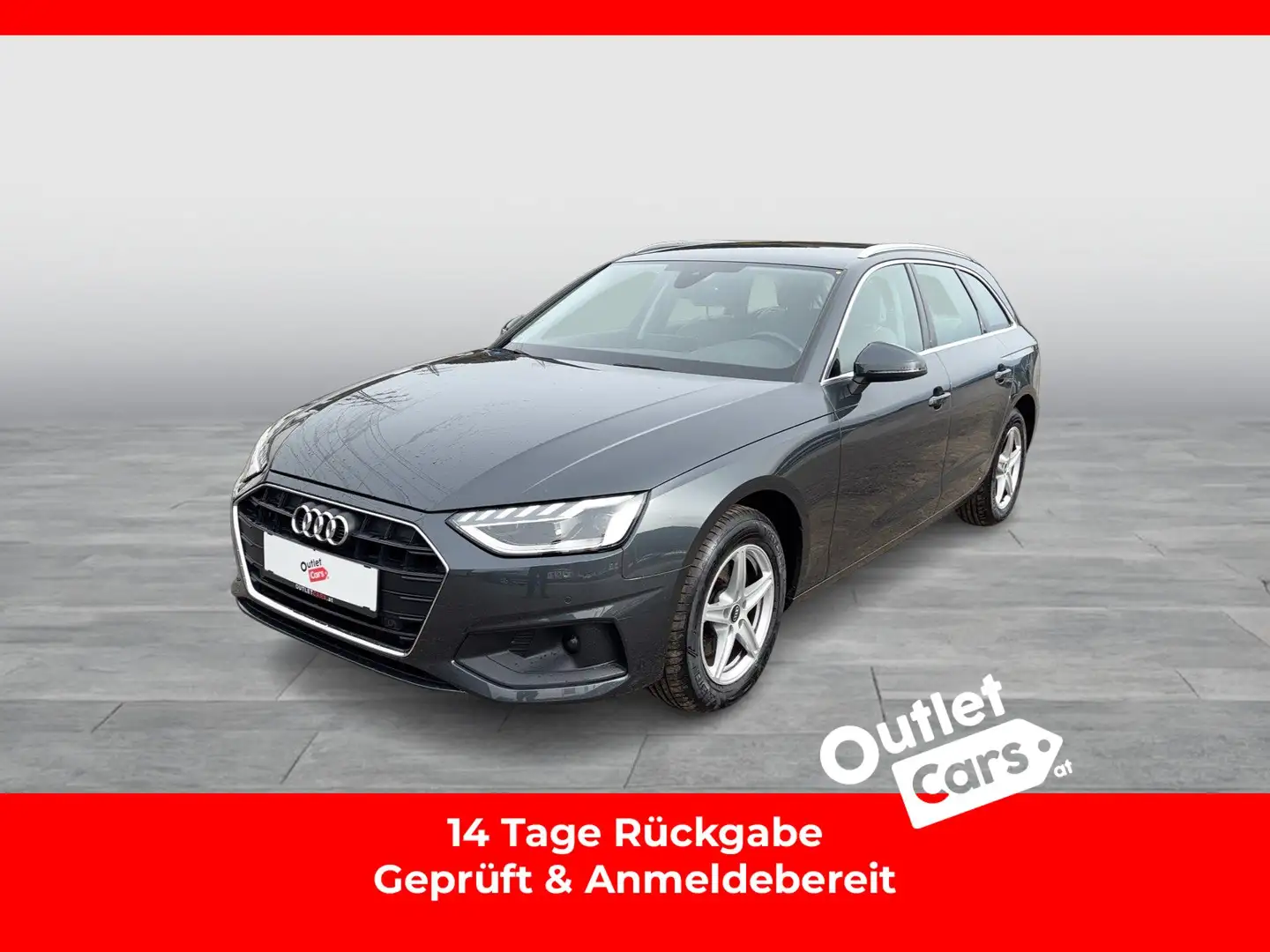 Audi A4 Avant 30 2.0 TDI AHK+LED+LEDER+NAVI+RFK+LM Grau - 1